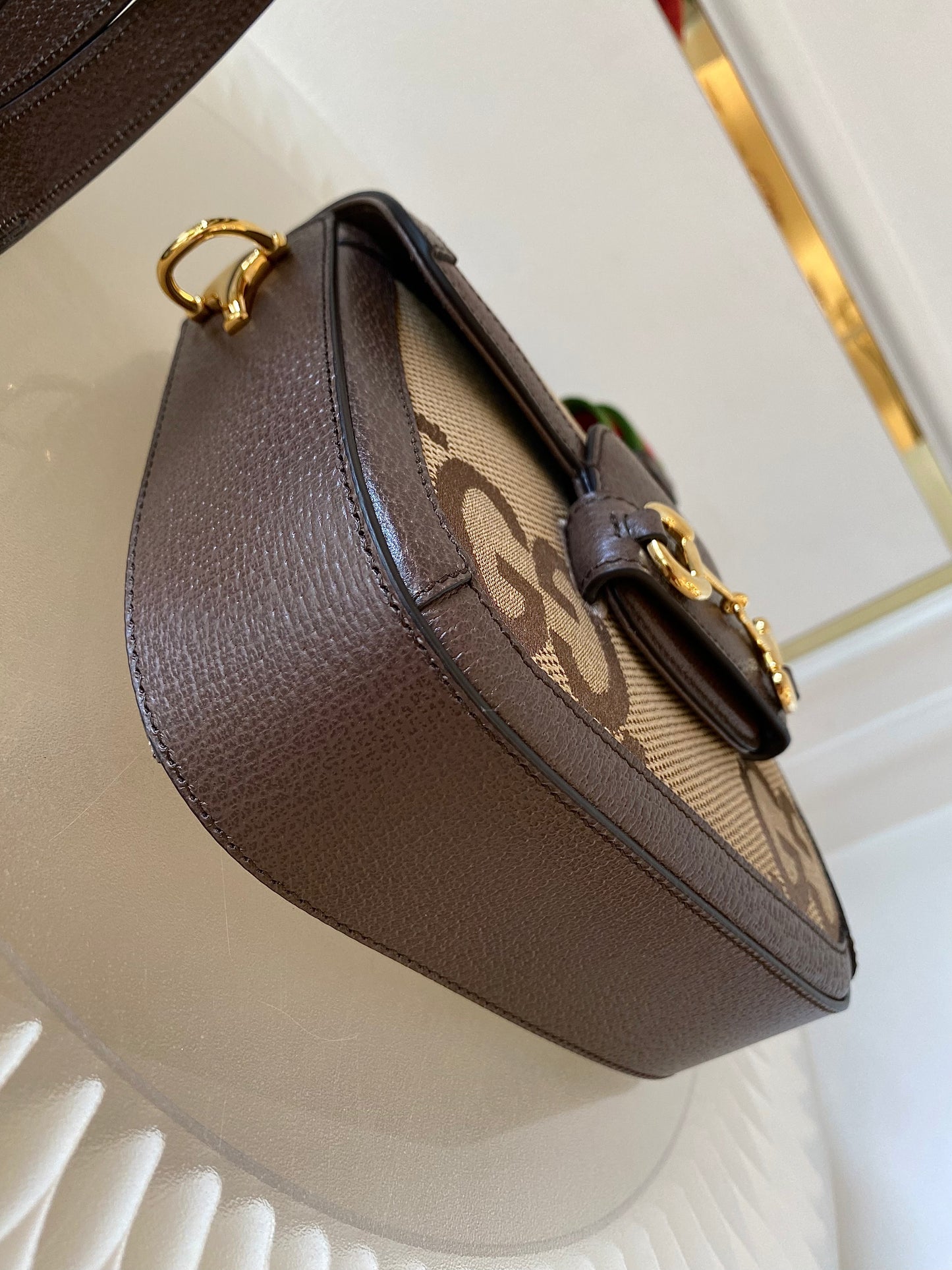 GUCCI Horsebit Small Jumbo Logo