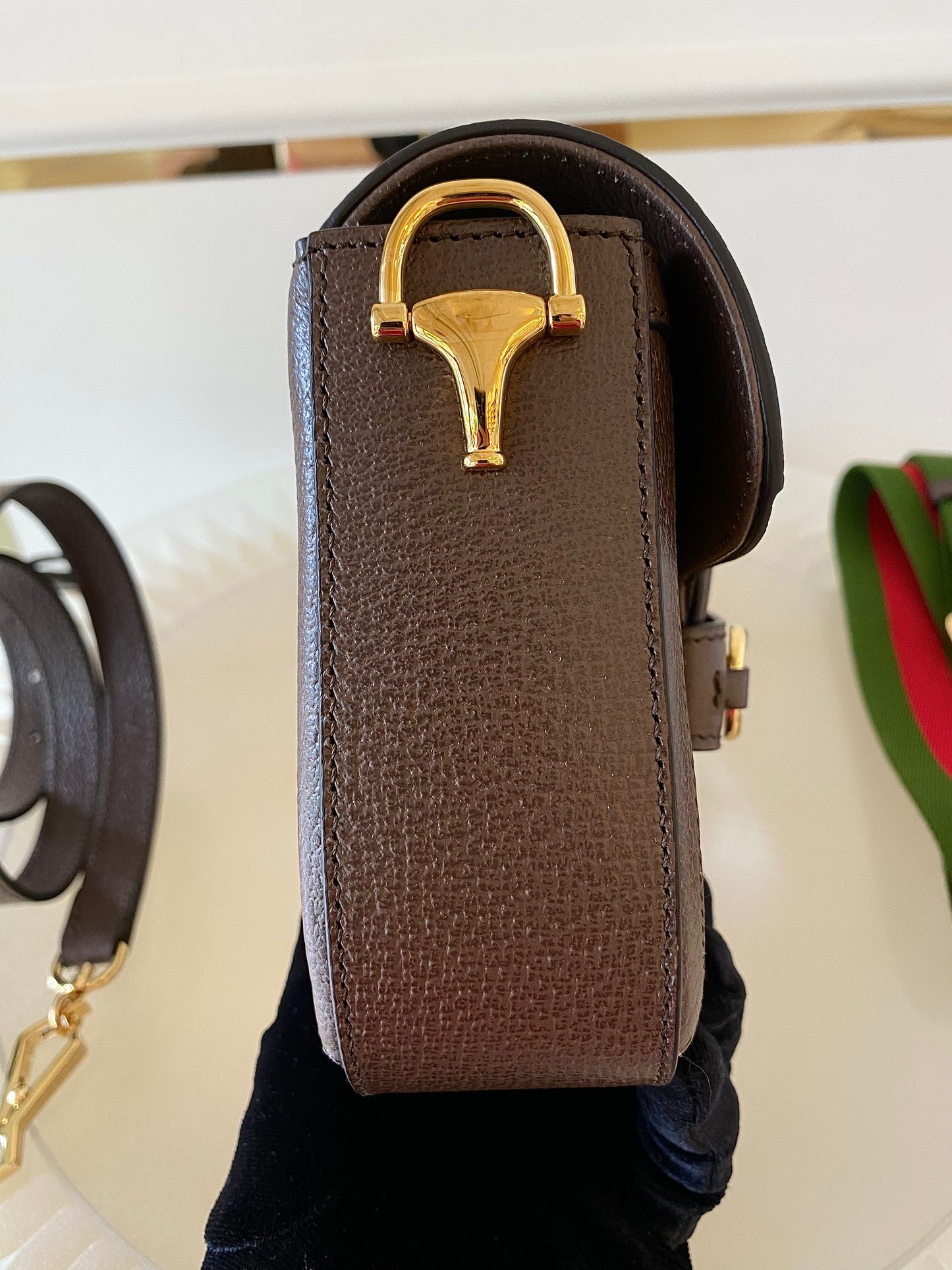 GUCCI Horsebit Small Jumbo Logo