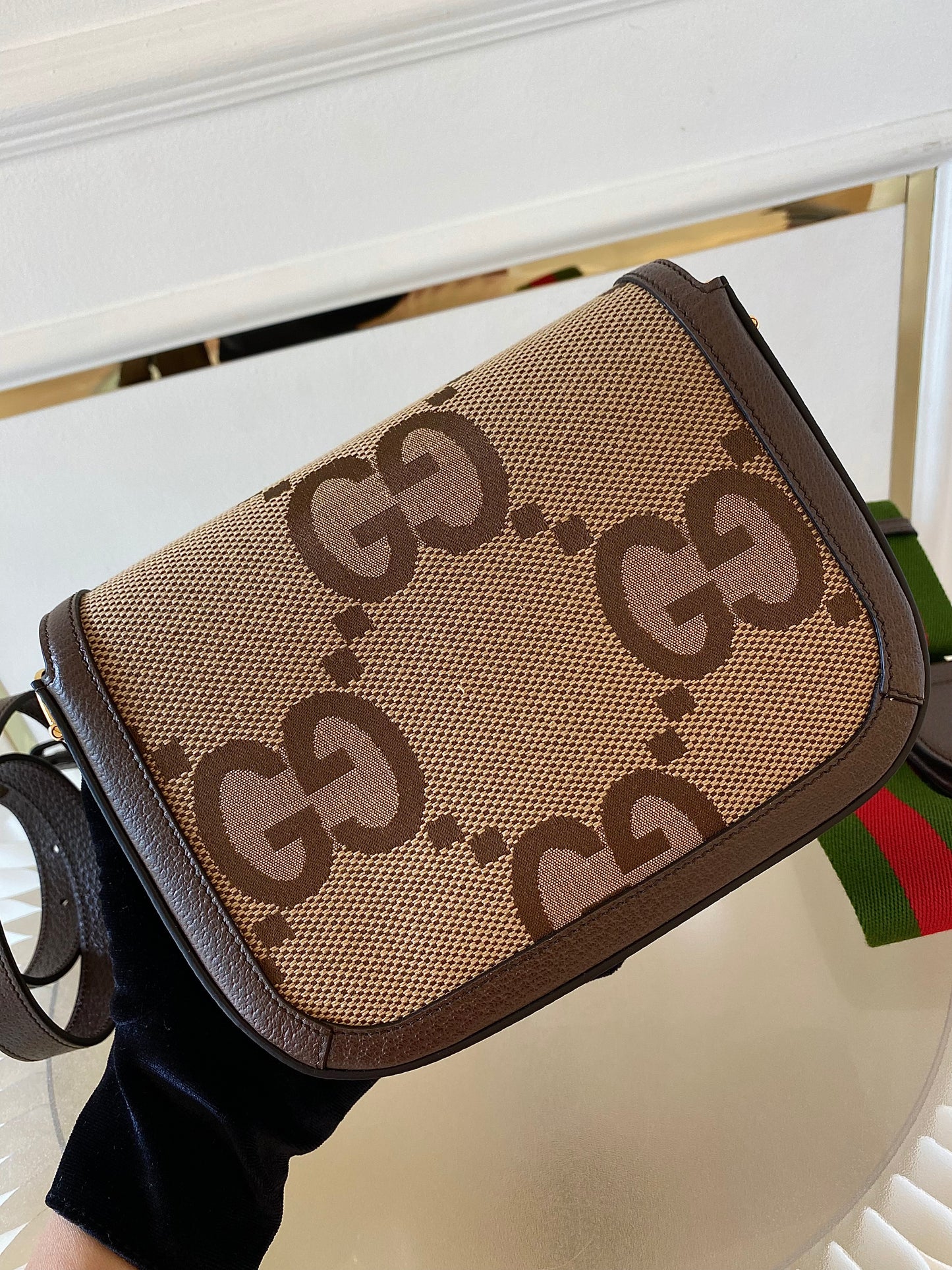 GUCCI Horsebit Small Jumbo Logo