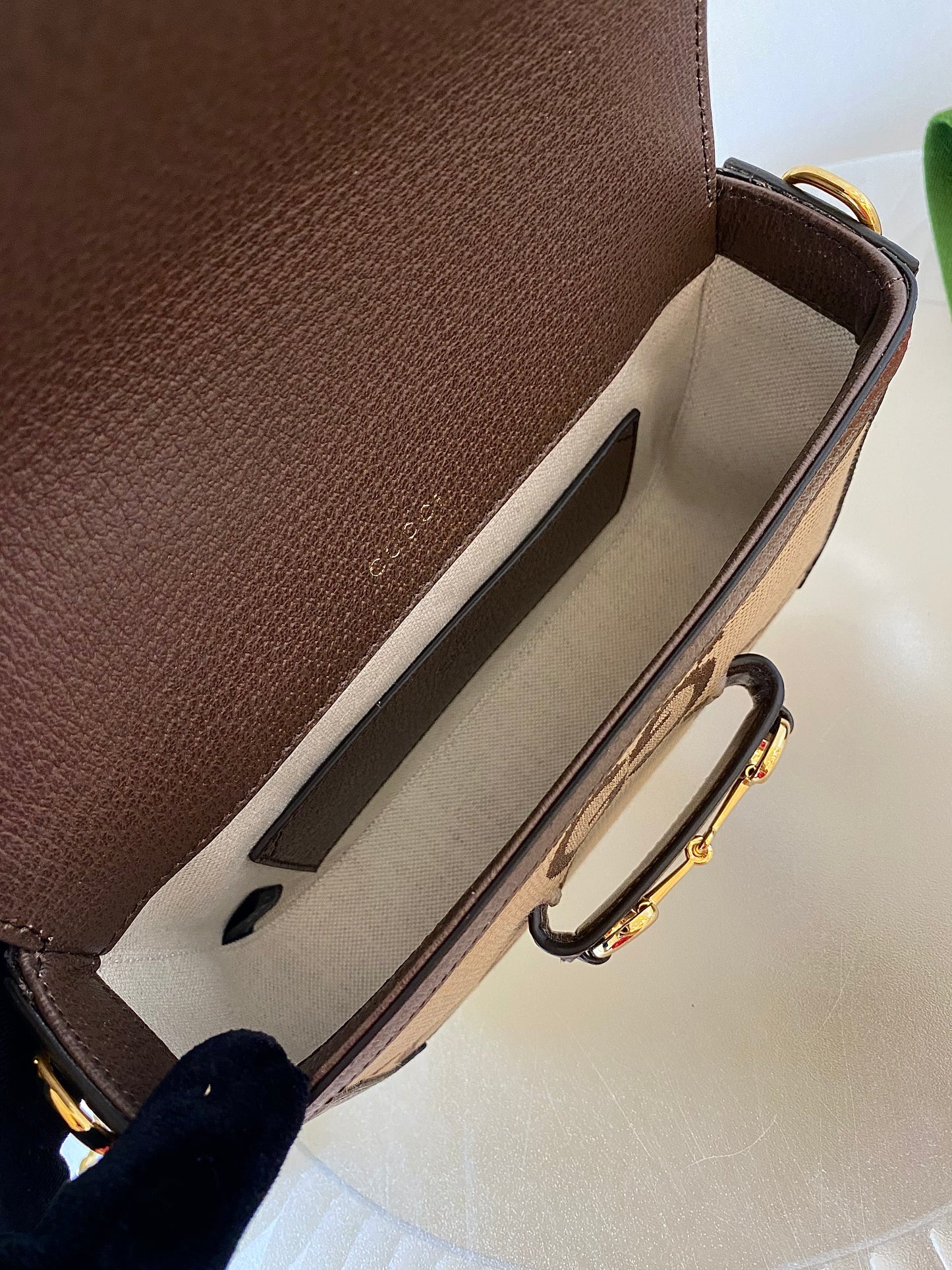 GUCCI Horsebit Small Jumbo Logo