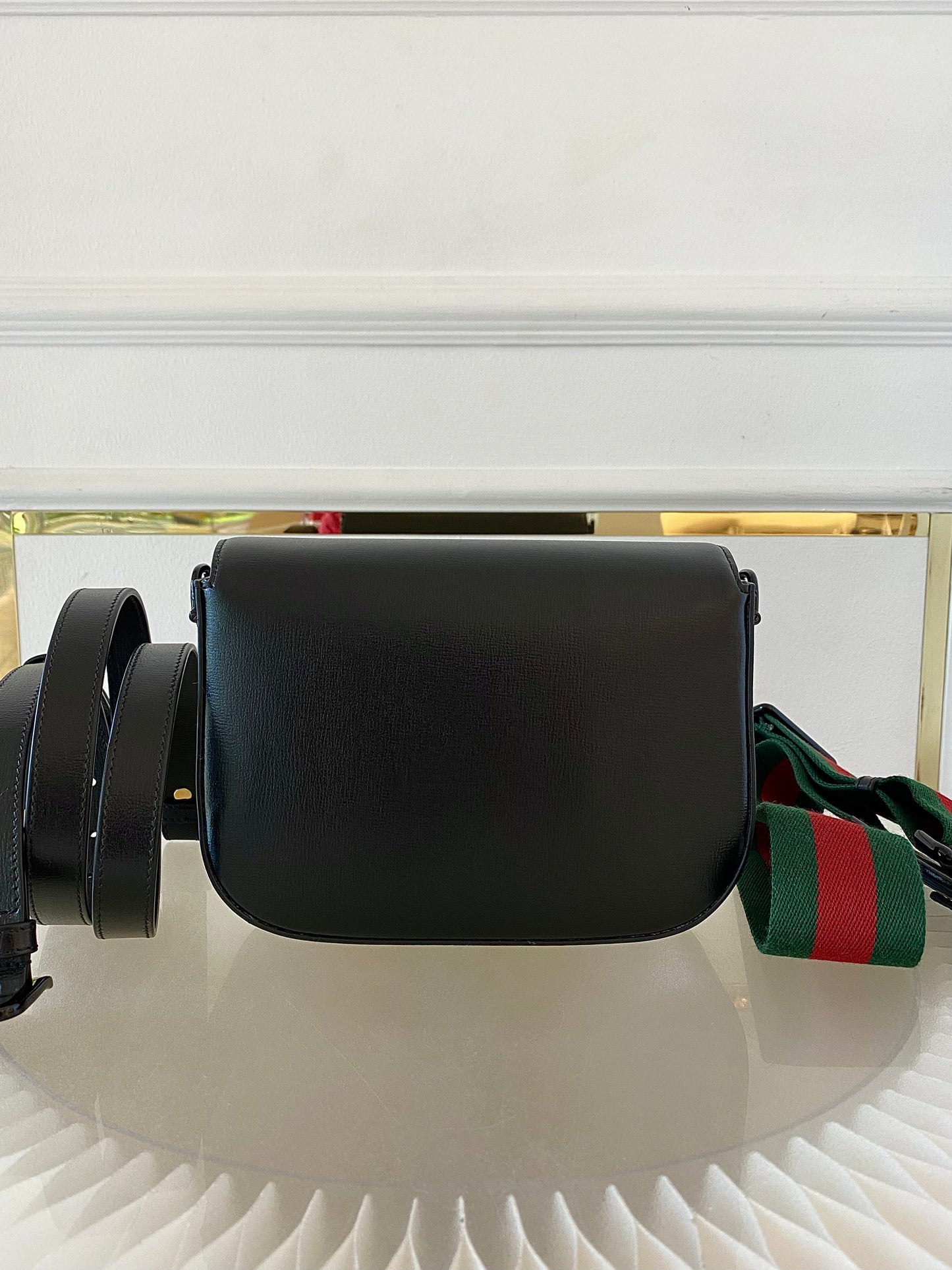 GUCCI Horsebit Small All Black