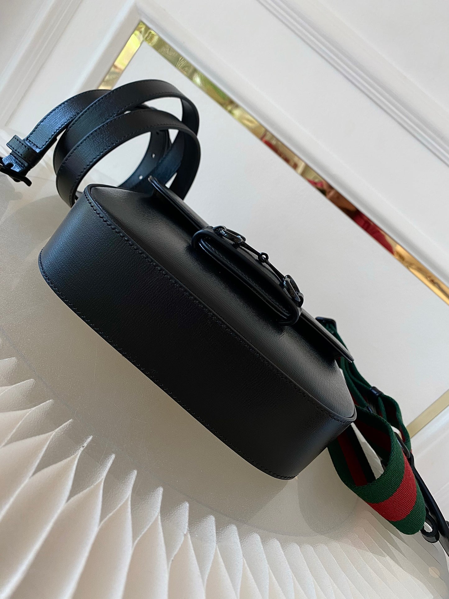 GUCCI Horsebit Small All Black