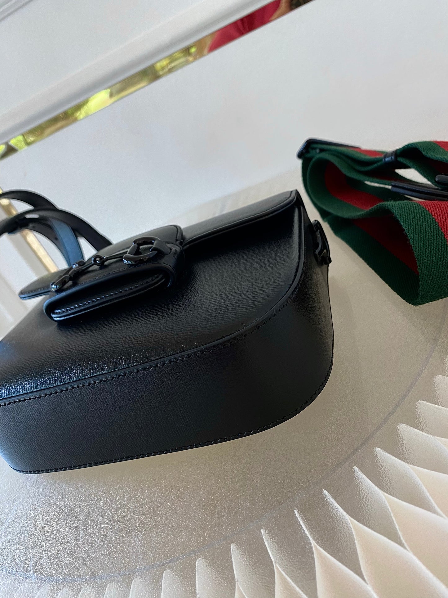 GUCCI Horsebit Small All Black