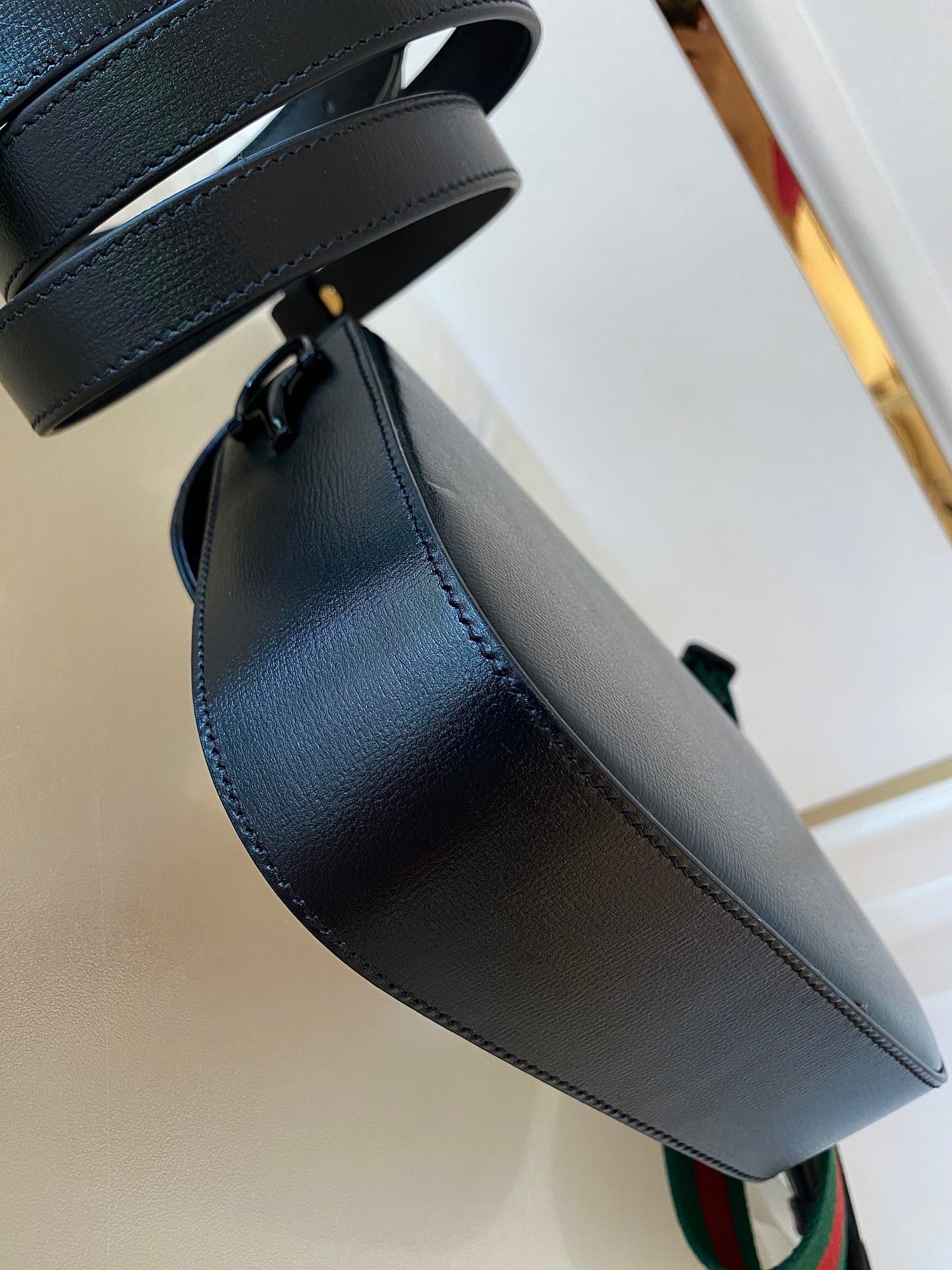 GUCCI Horsebit Small All Black