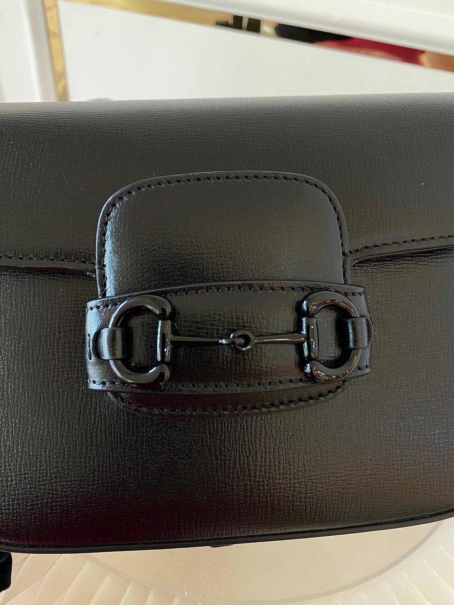 GUCCI Horsebit Small All Black