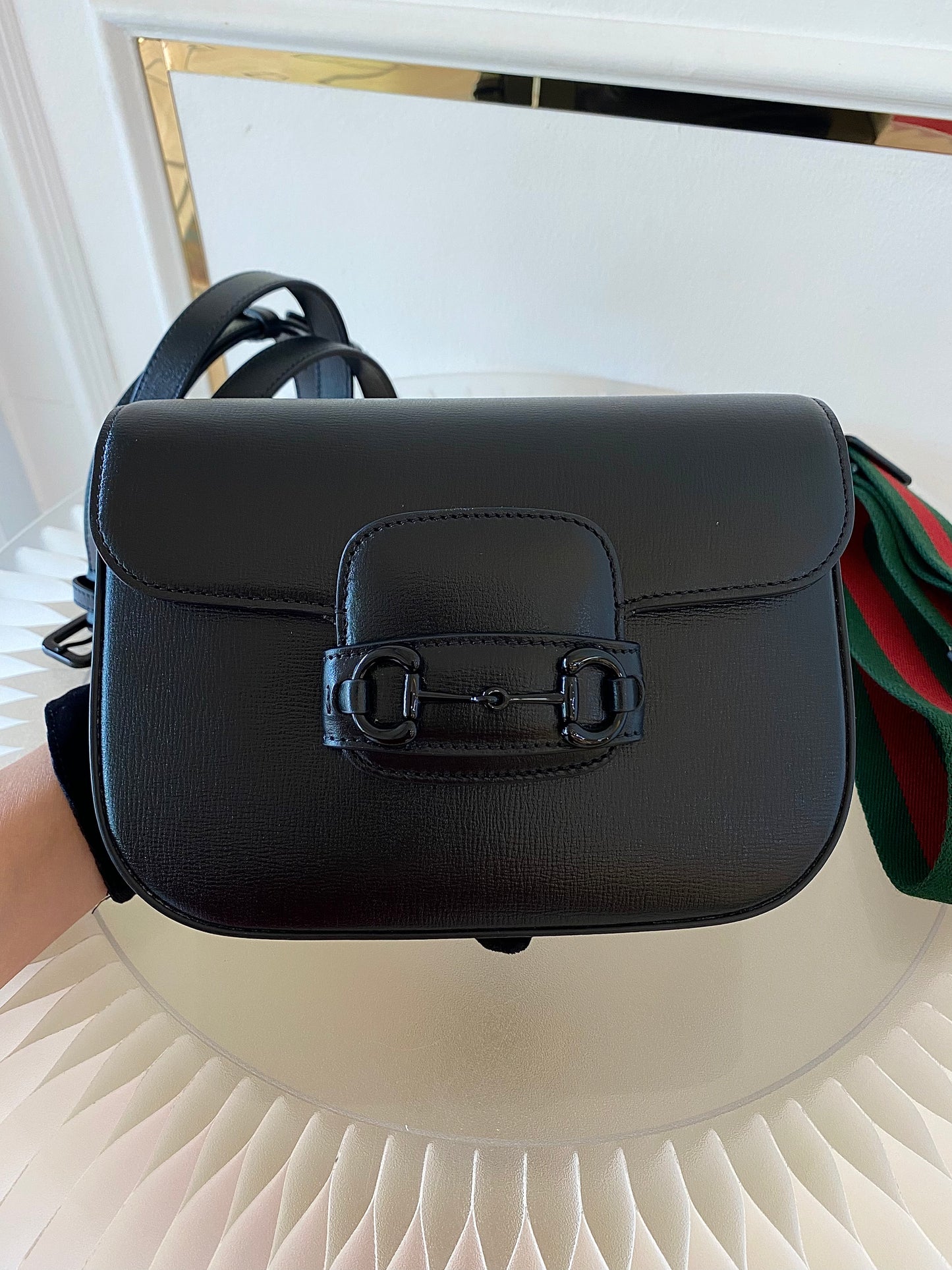 GUCCI Horsebit Small All Black