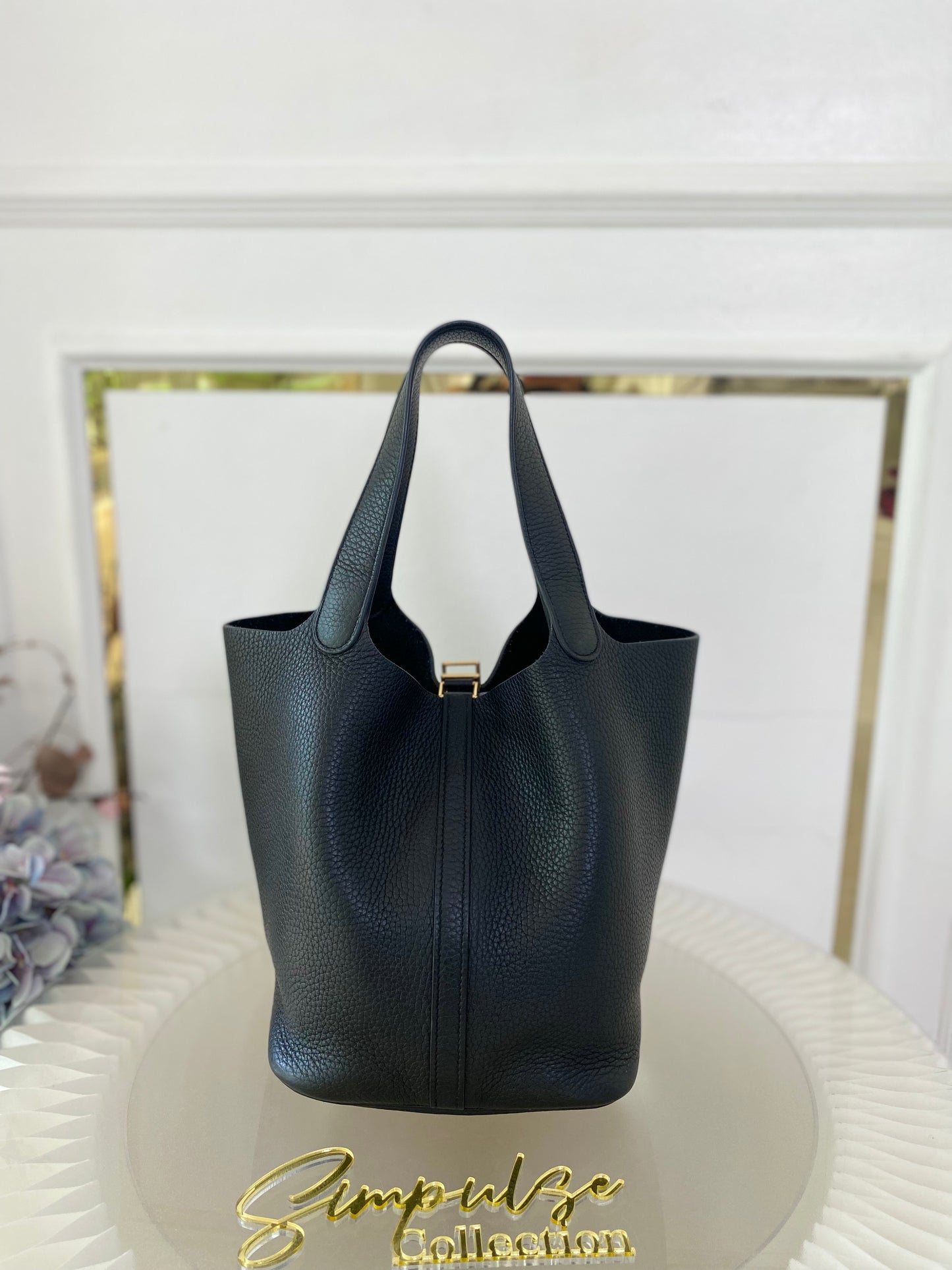Hermes Picotin 22 Noir GHW