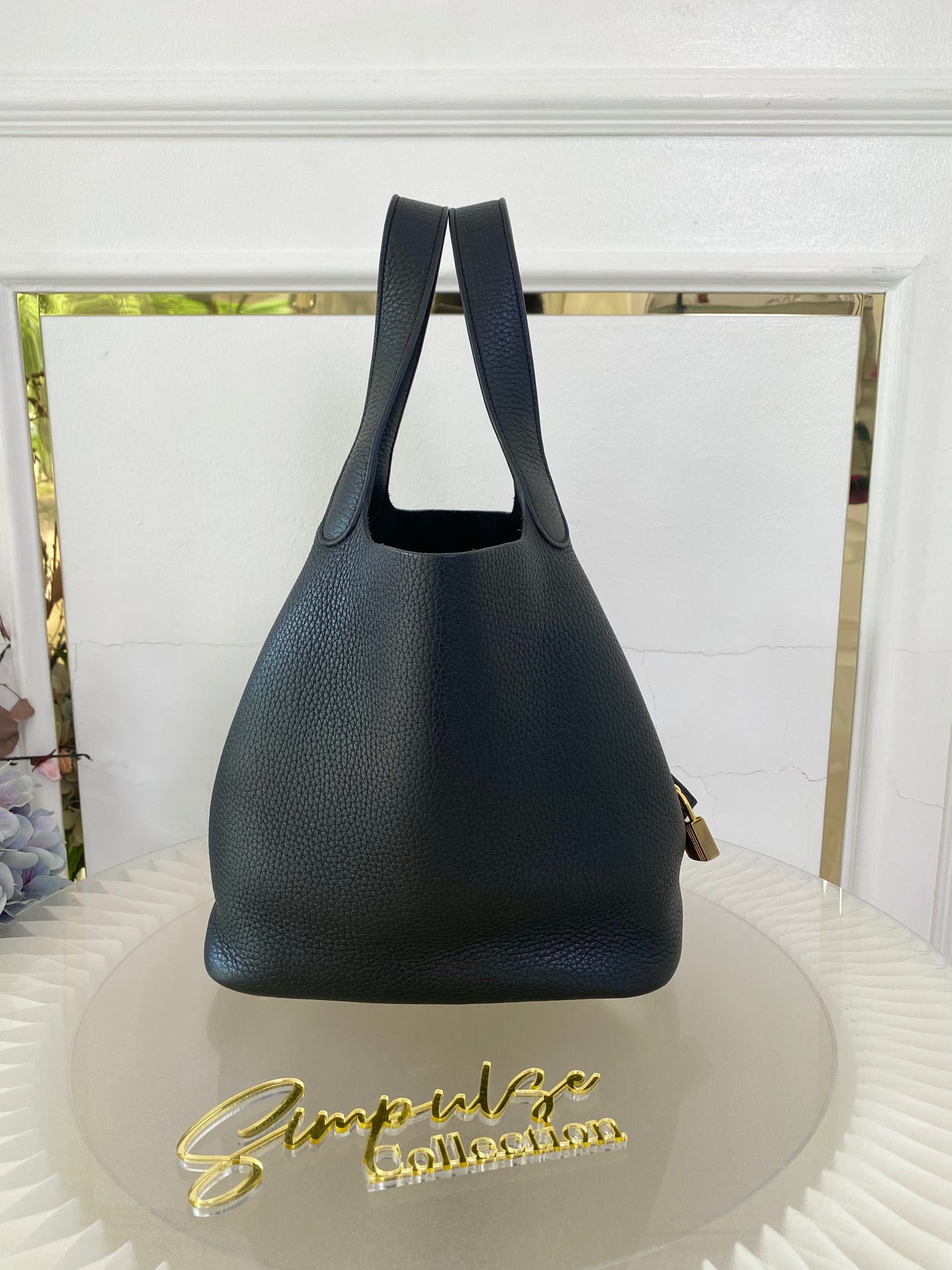 Hermes Picotin 22 Noir GHW
