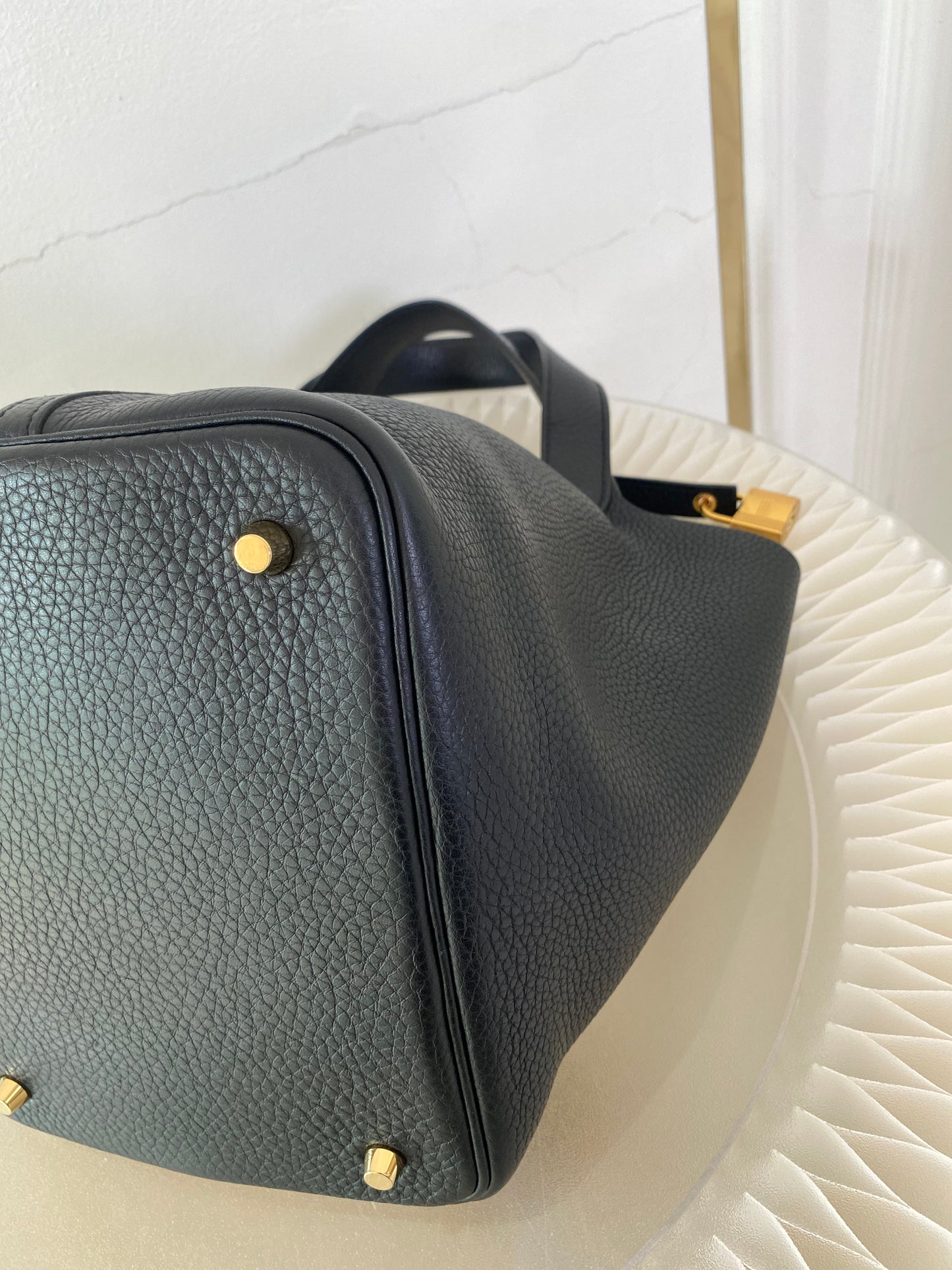 Hermes Picotin 22 Noir GHW