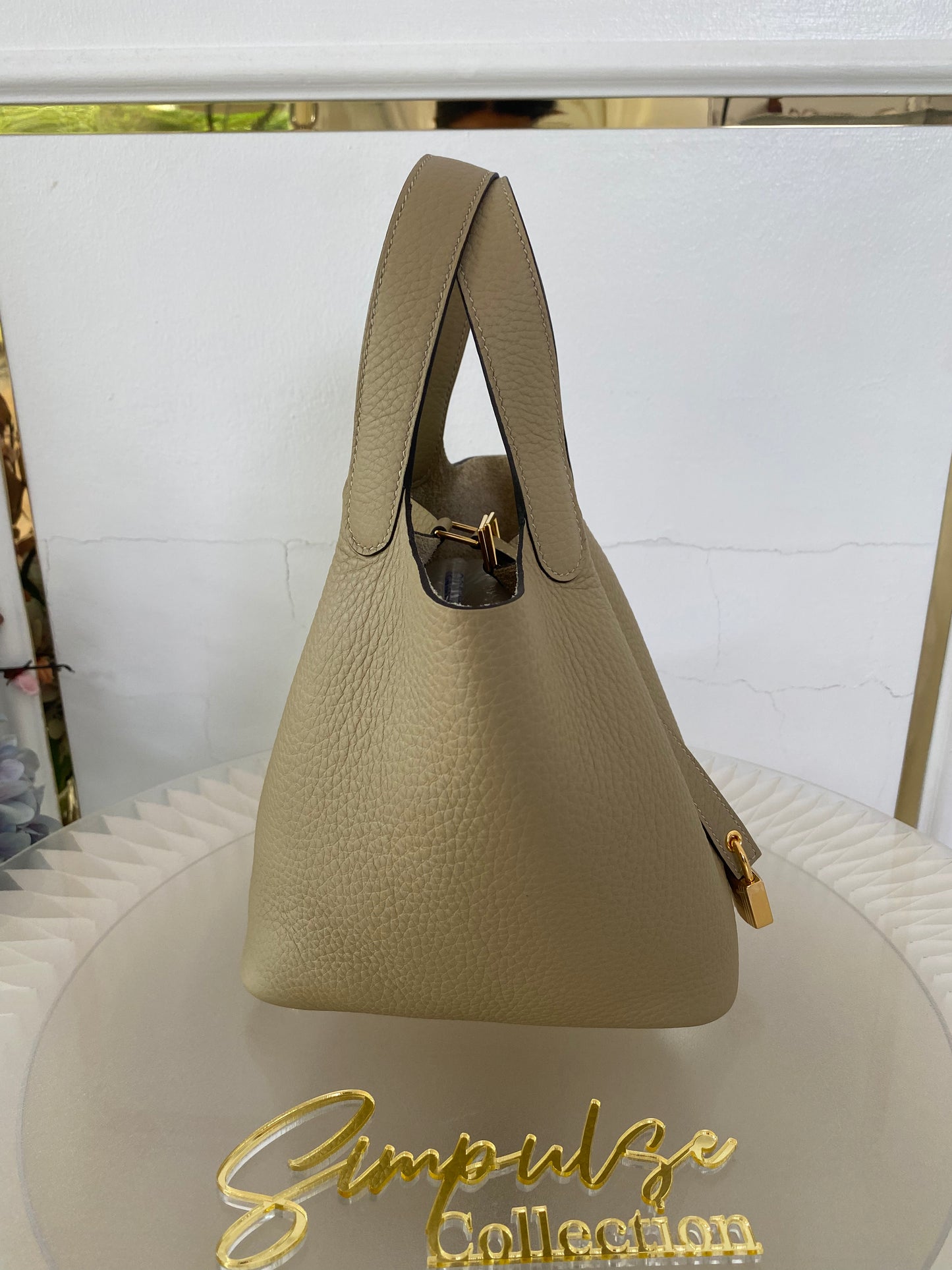 Hermes Picotin 18 Trench GHW