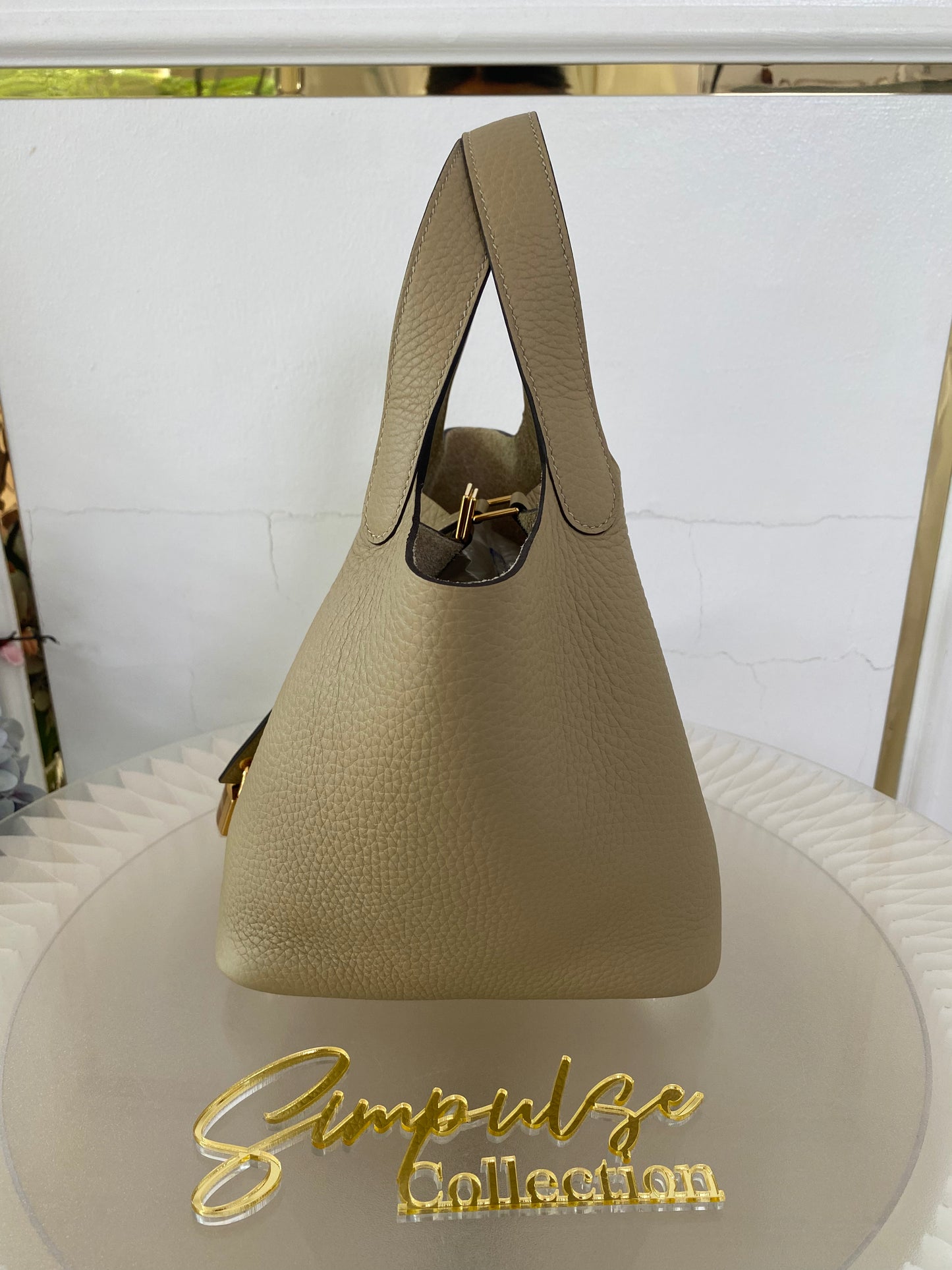 Hermes Picotin 18 Trench GHW