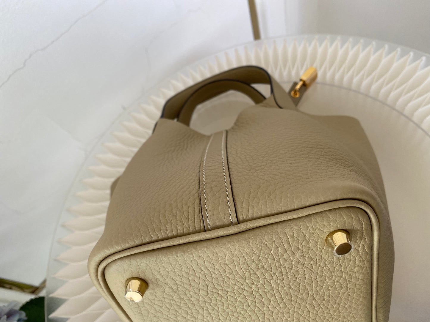 Hermes Picotin 18 Trench GHW