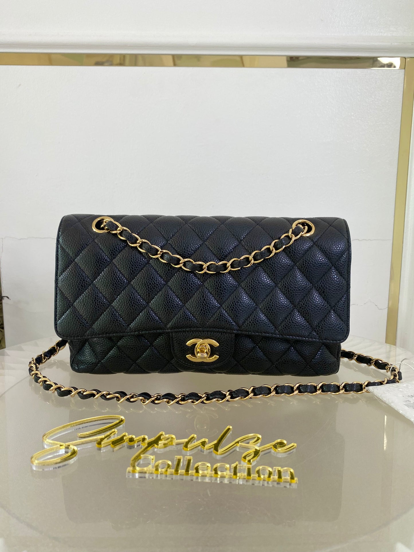 Chanel Classic Medium Double Flap Caviar GHW