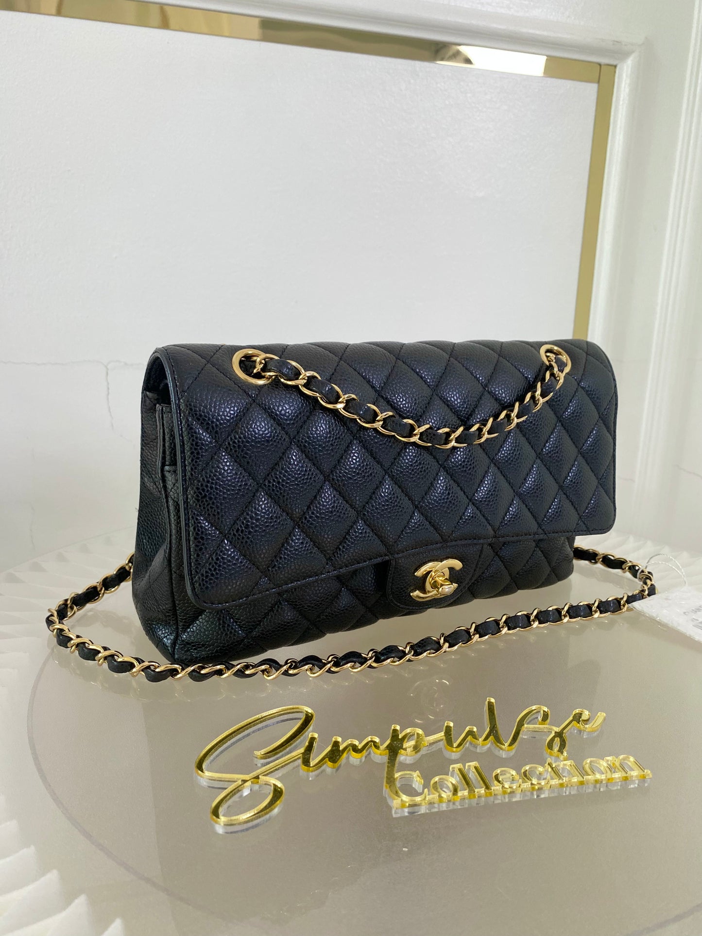 Chanel Classic Medium Double Flap Caviar GHW