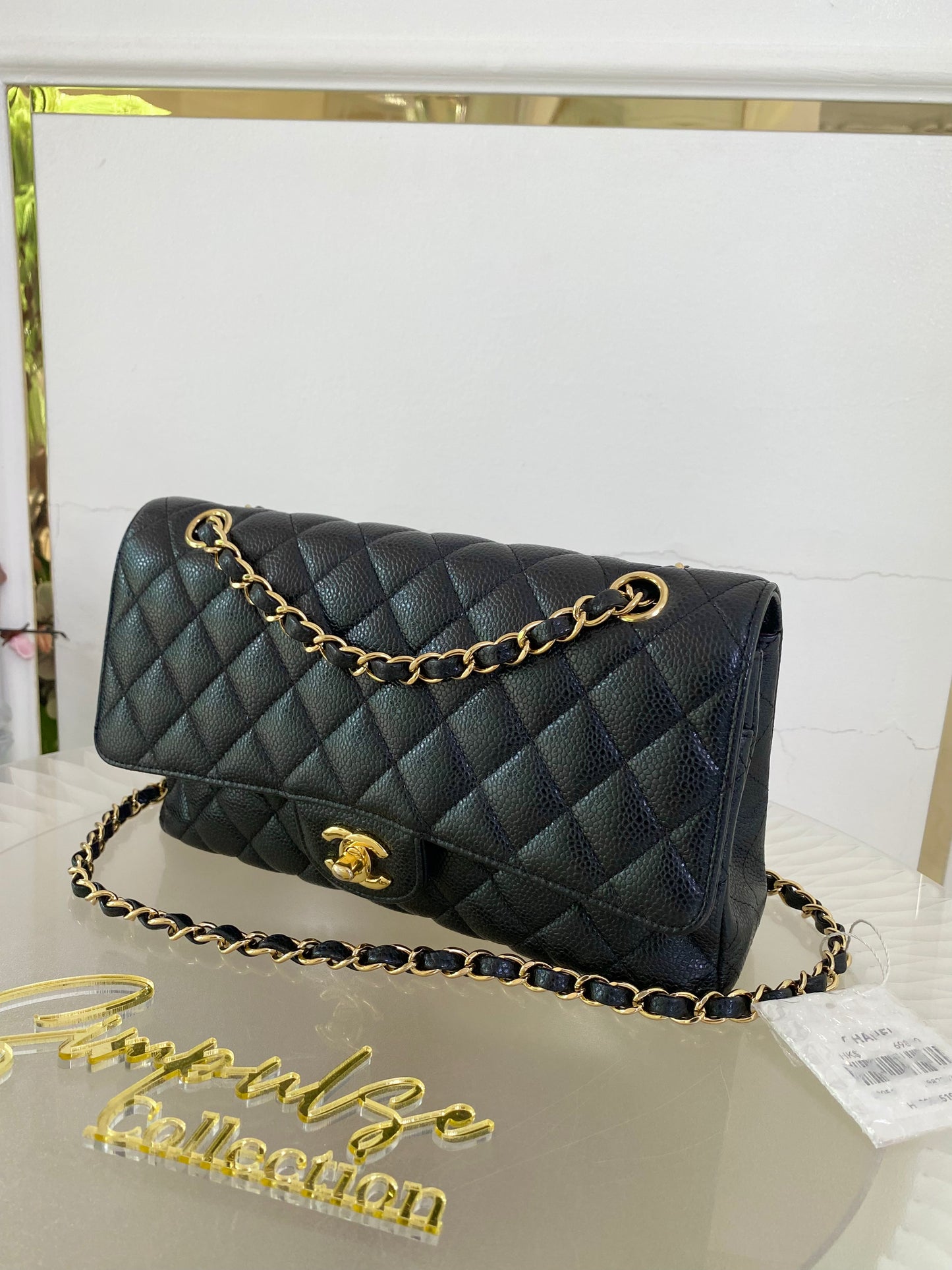 Chanel Classic Medium Double Flap Caviar GHW