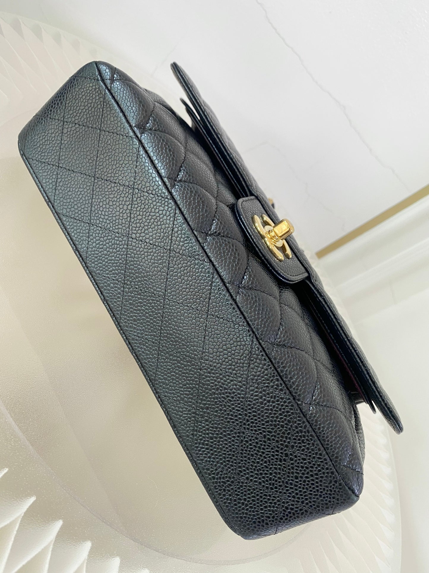 Chanel Classic Medium Double Flap Caviar GHW