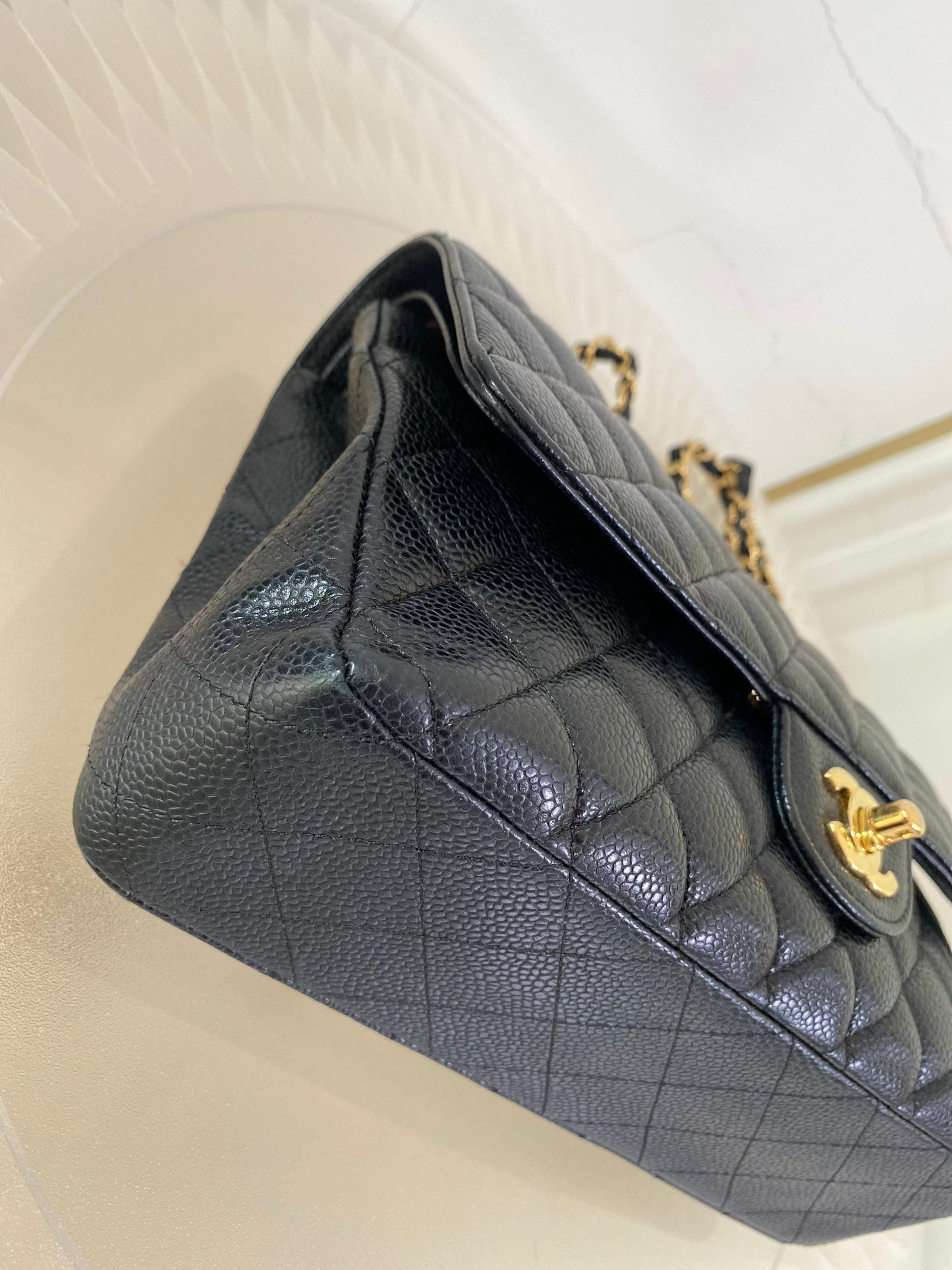 Chanel Classic Medium Double Flap Caviar GHW