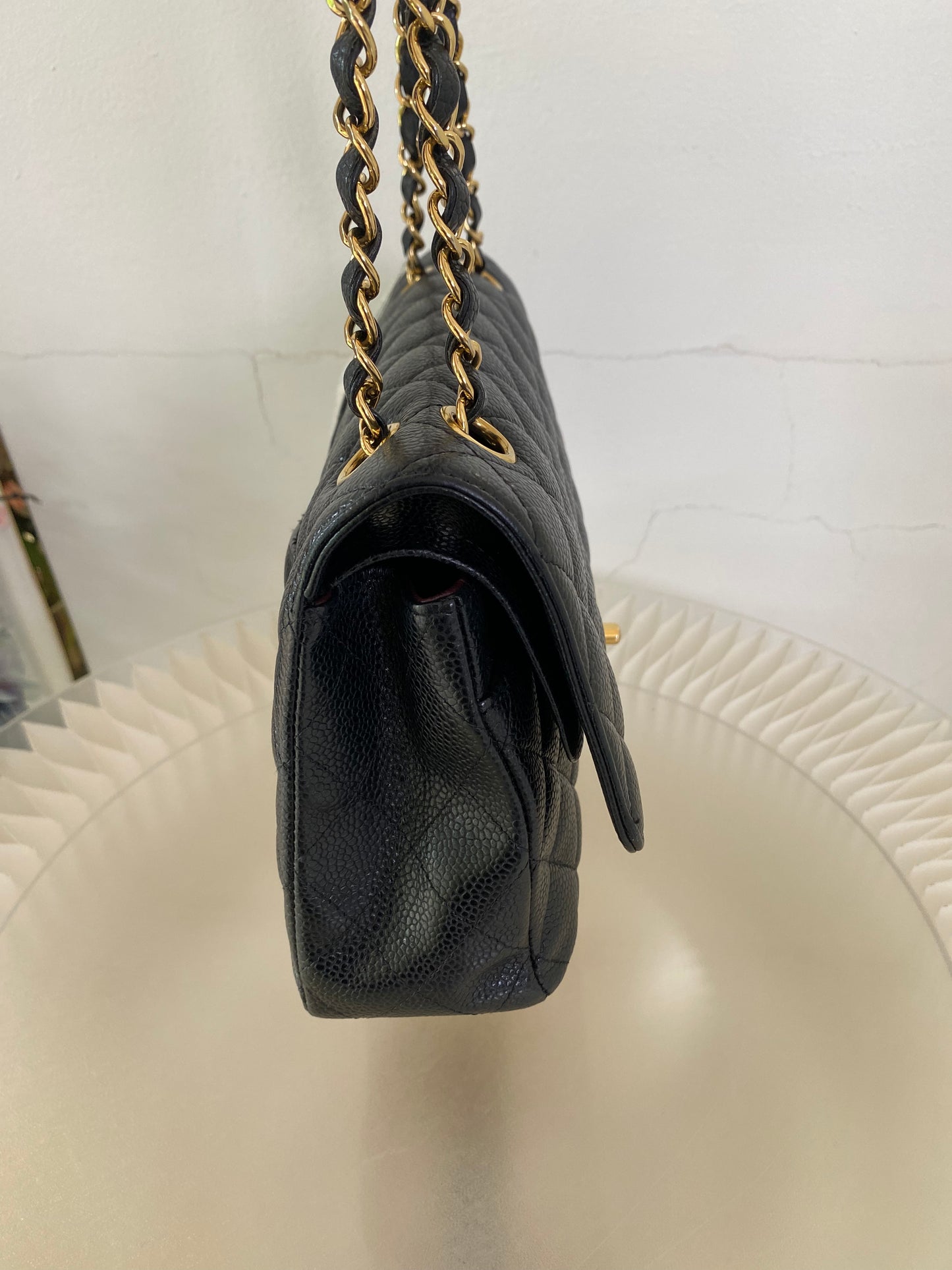 Chanel Classic Medium Double Flap Caviar GHW