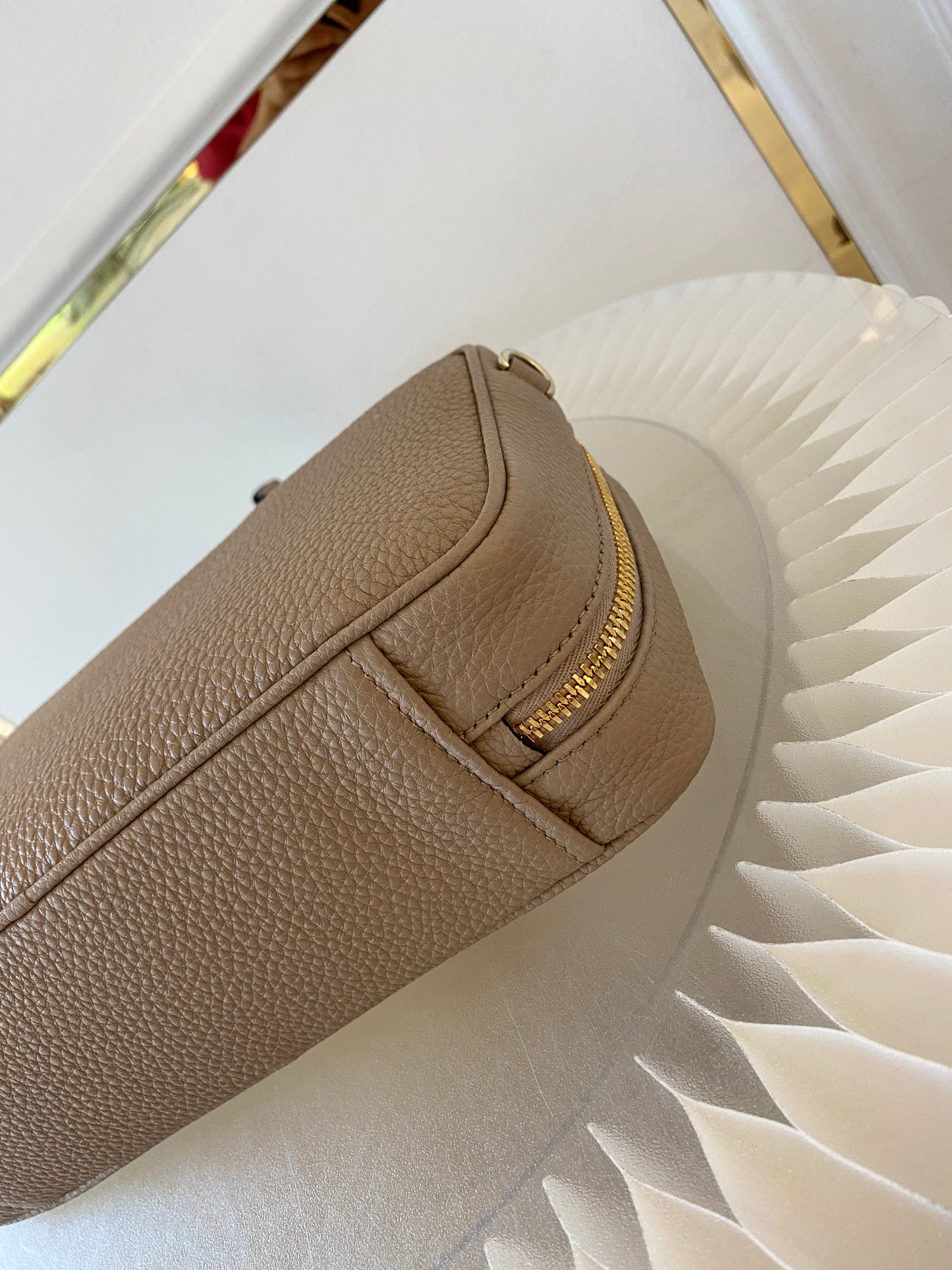 PRADA Medium Top Handle Leather Bag