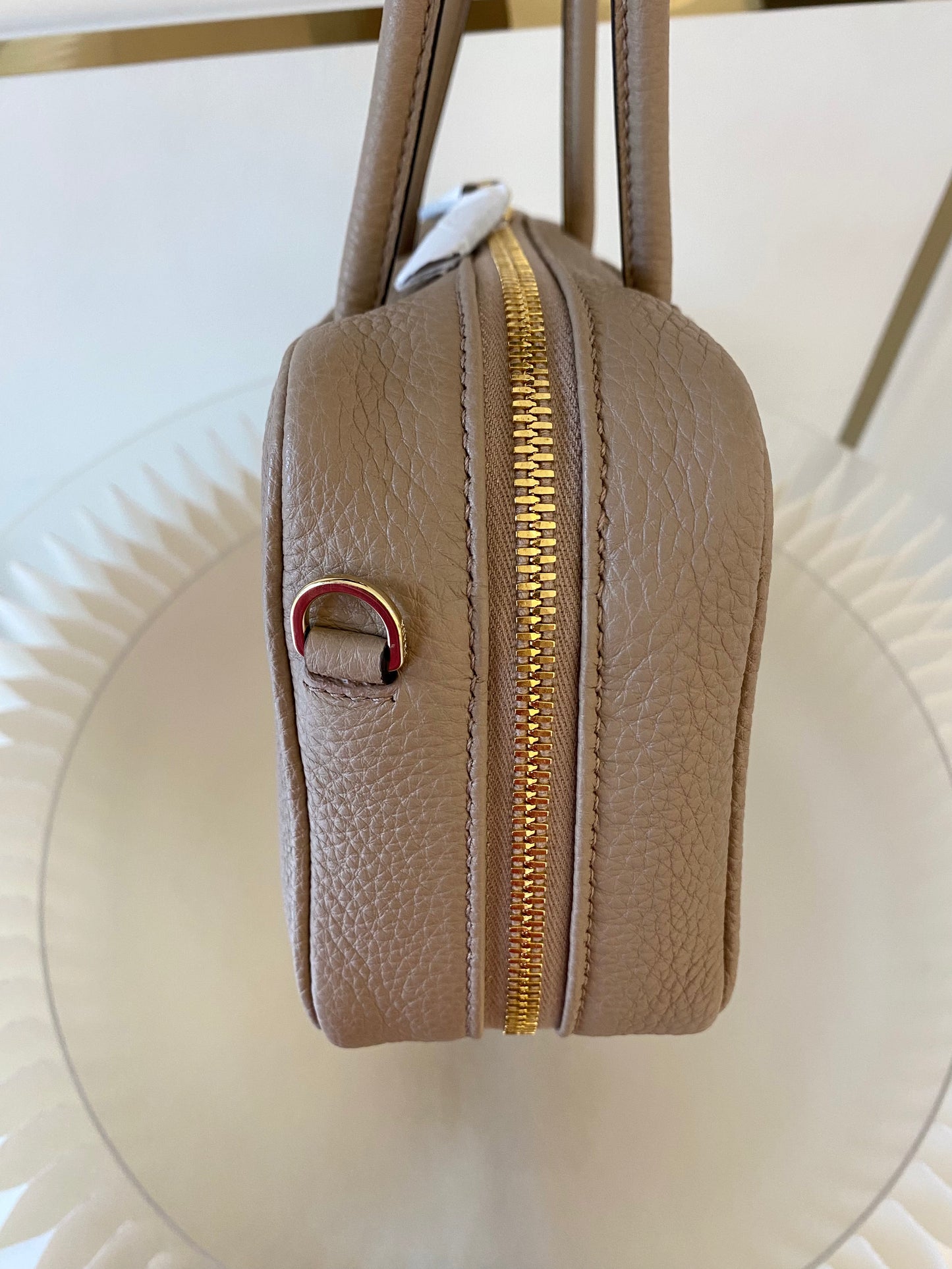PRADA Medium Top Handle Leather Bag