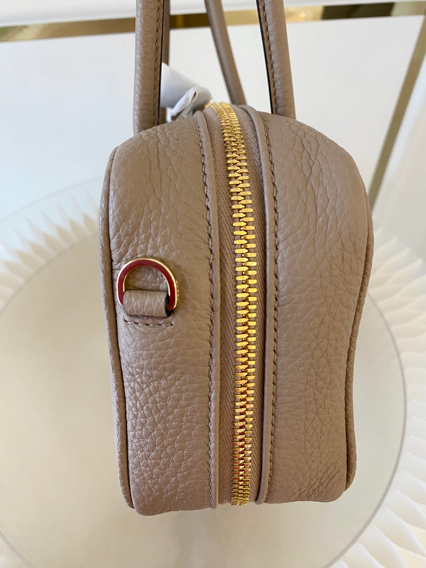 PRADA Medium Top Handle Leather Bag