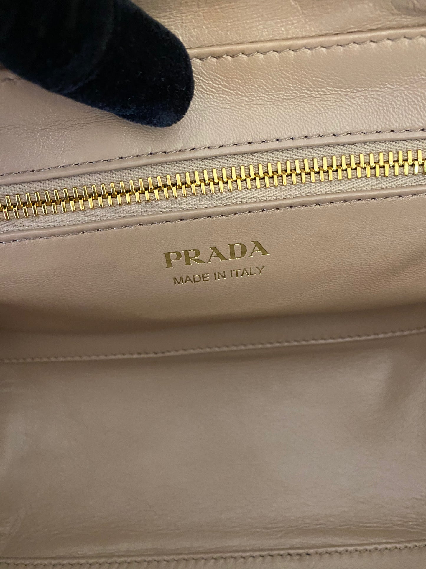 PRADA Medium Top Handle Leather Bag
