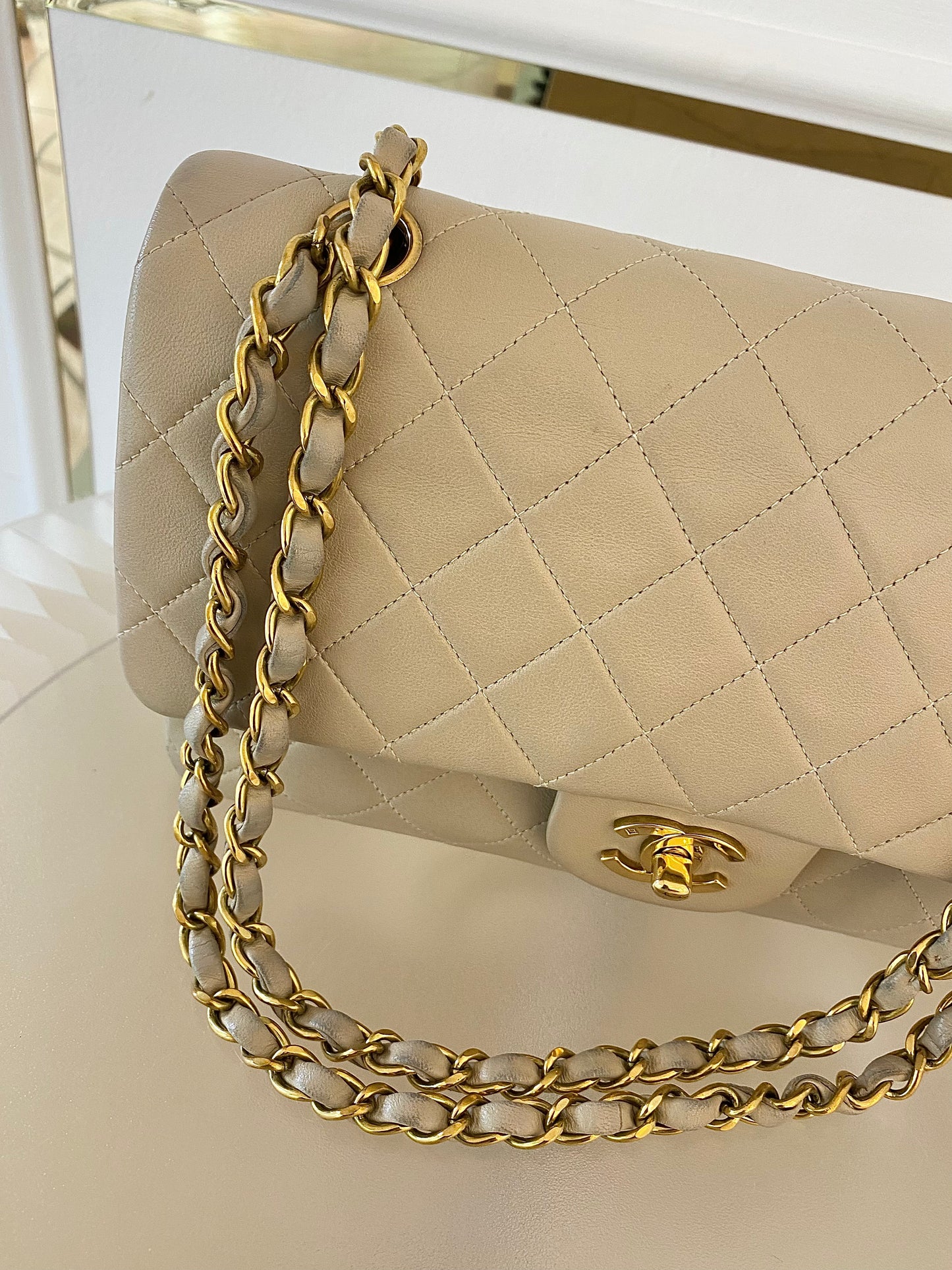 Chanel Medium Double Flap Lambskin GHW