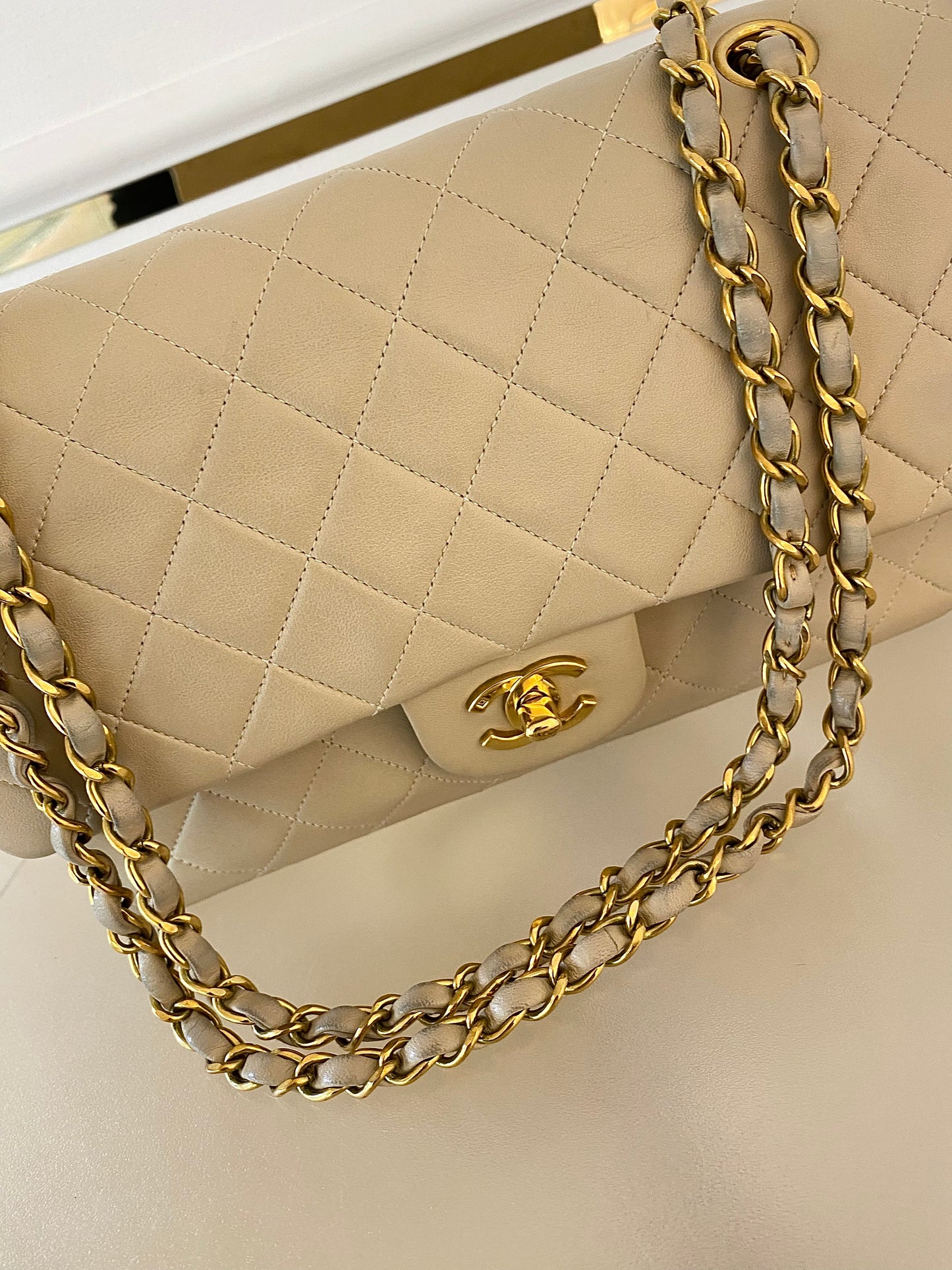 Chanel Medium Double Flap Lambskin GHW