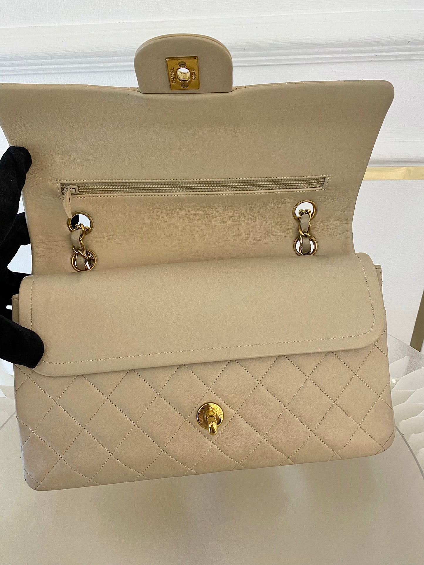 Chanel Medium Double Flap Lambskin GHW
