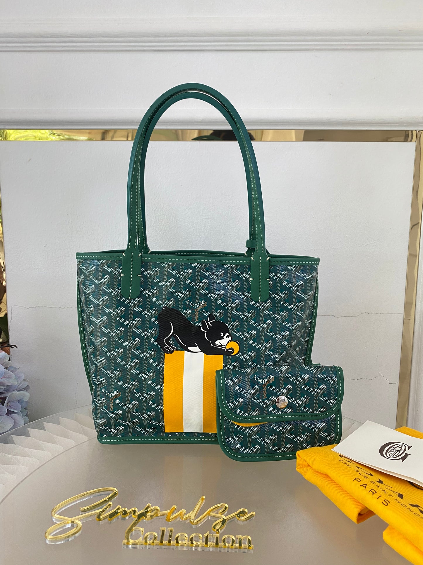 Goyard Mini Anjou Green