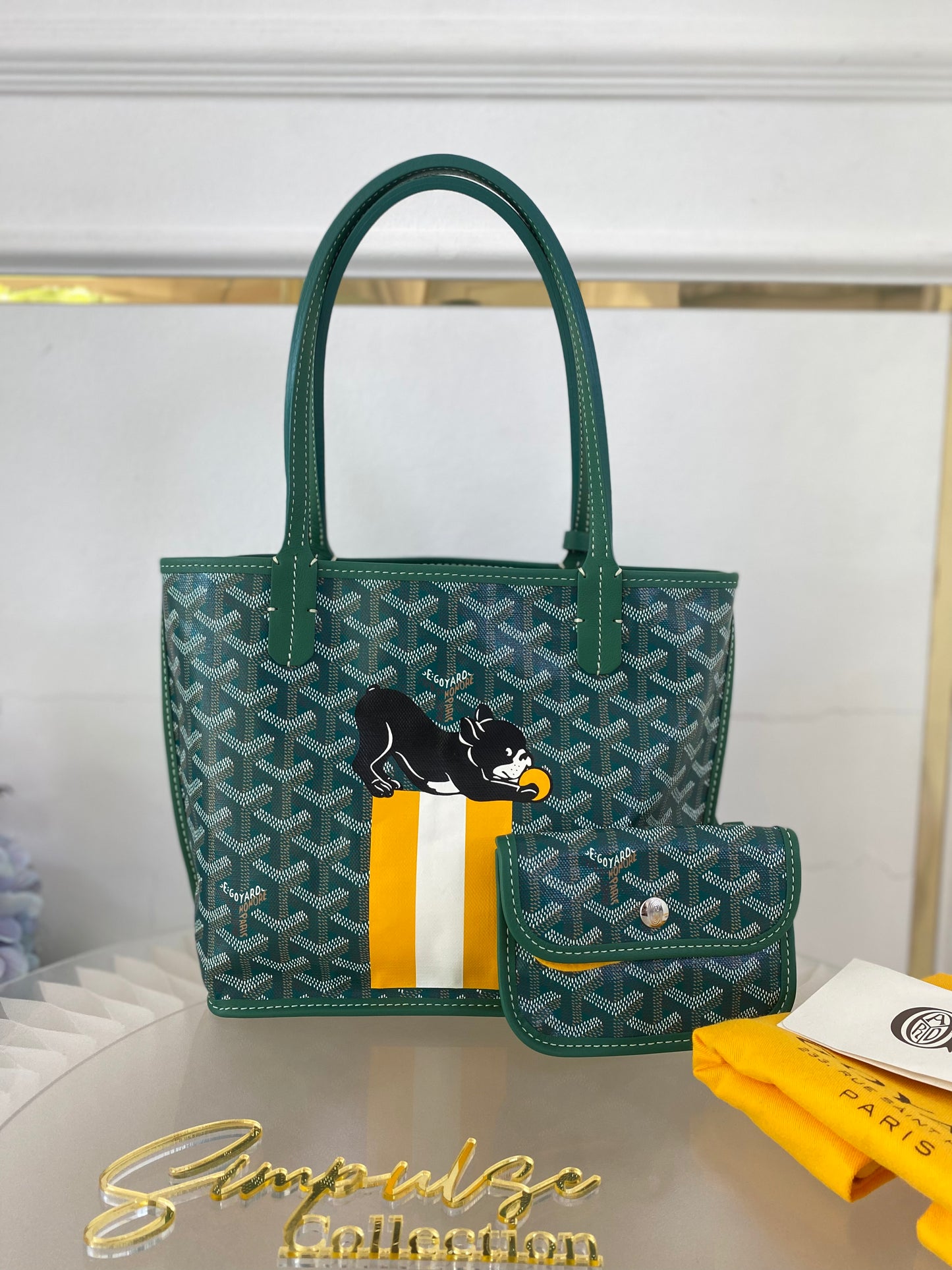 Goyard Mini Anjou Green