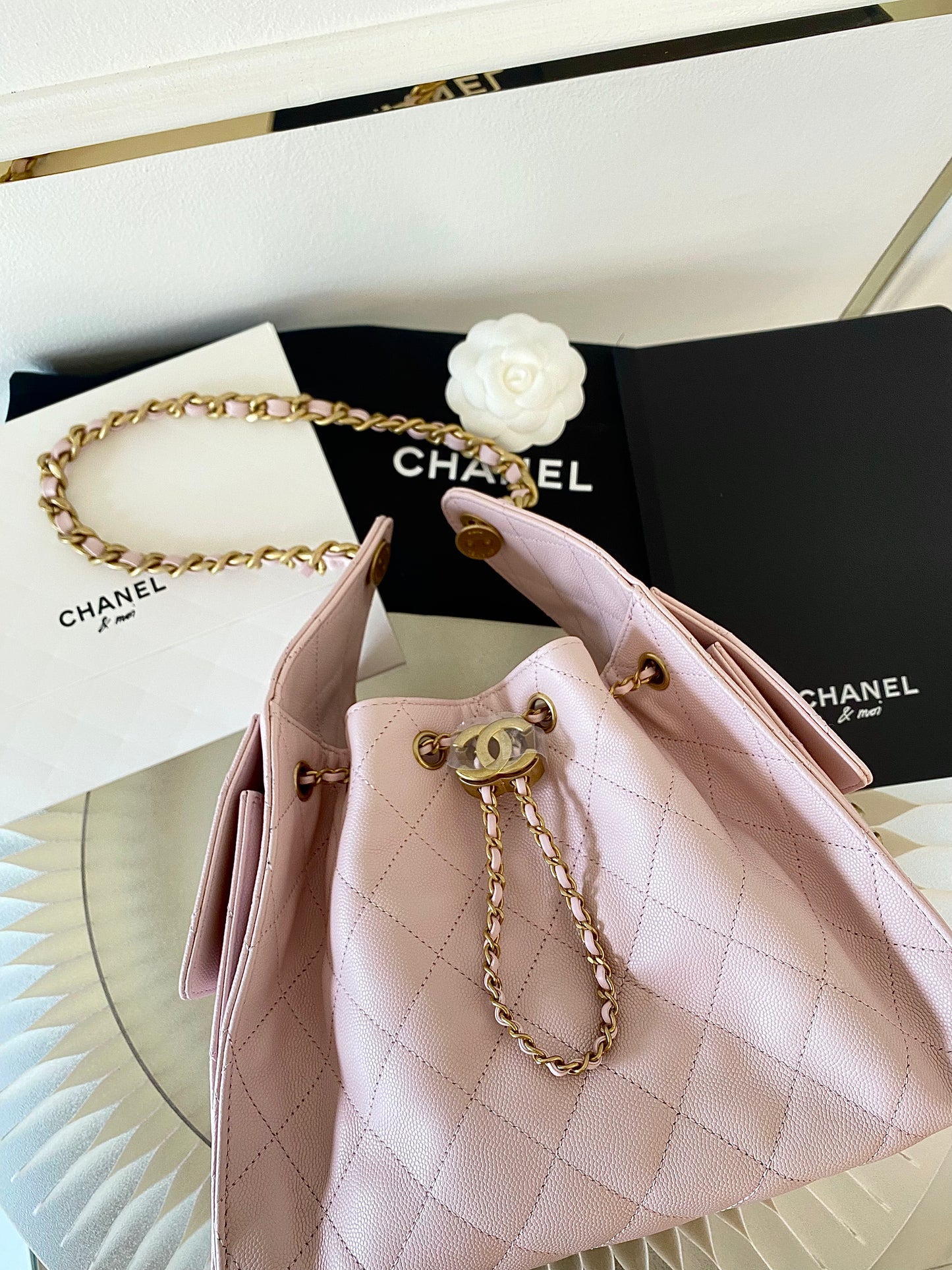 CHANEL C25 Small Light Pink