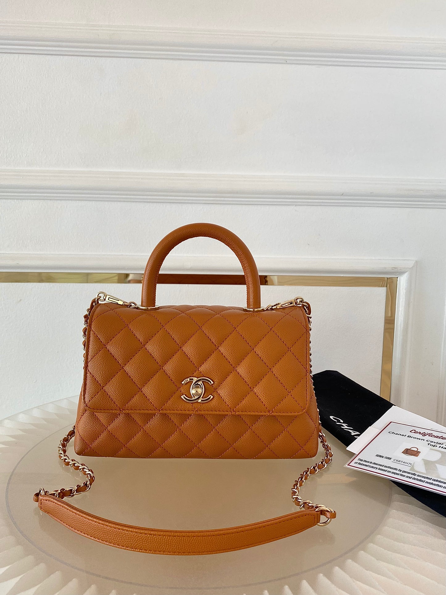 Chanel Coco Caviar Caramel LGHW
