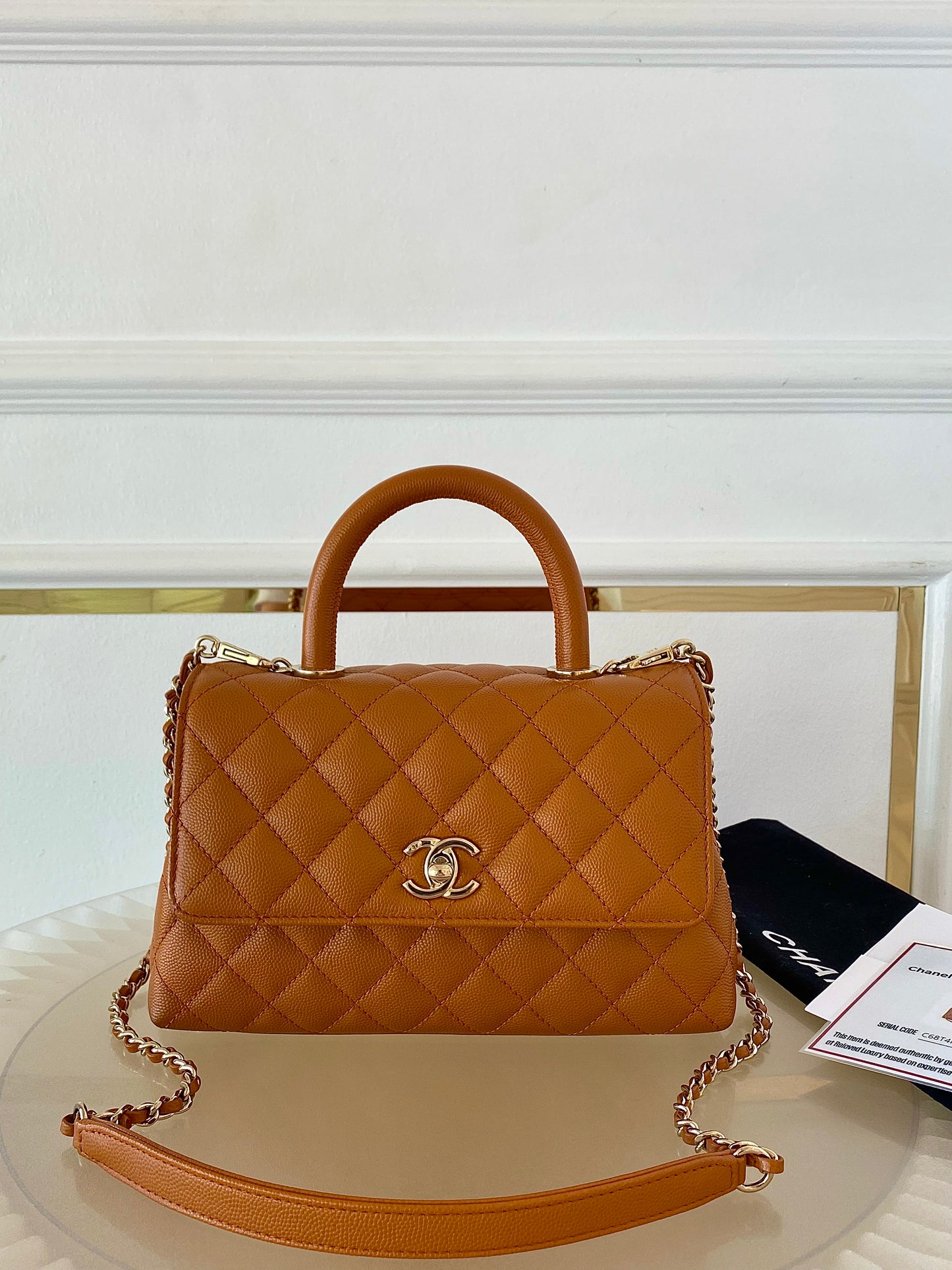 Chanel Coco Caviar Caramel LGHW