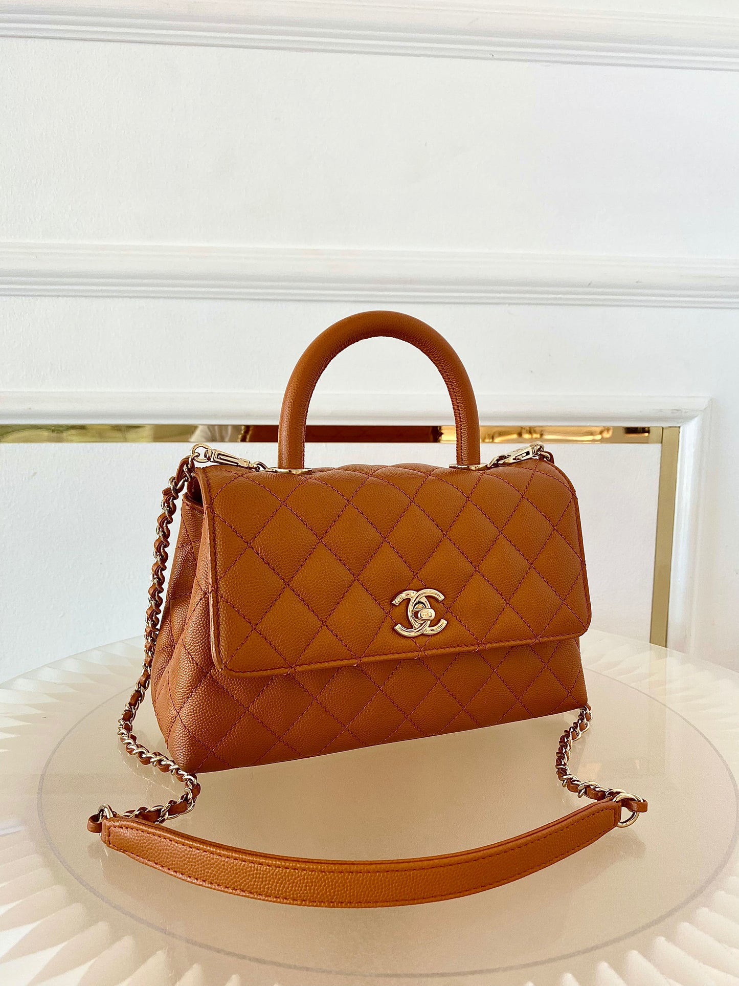 Chanel Coco Caviar Caramel LGHW