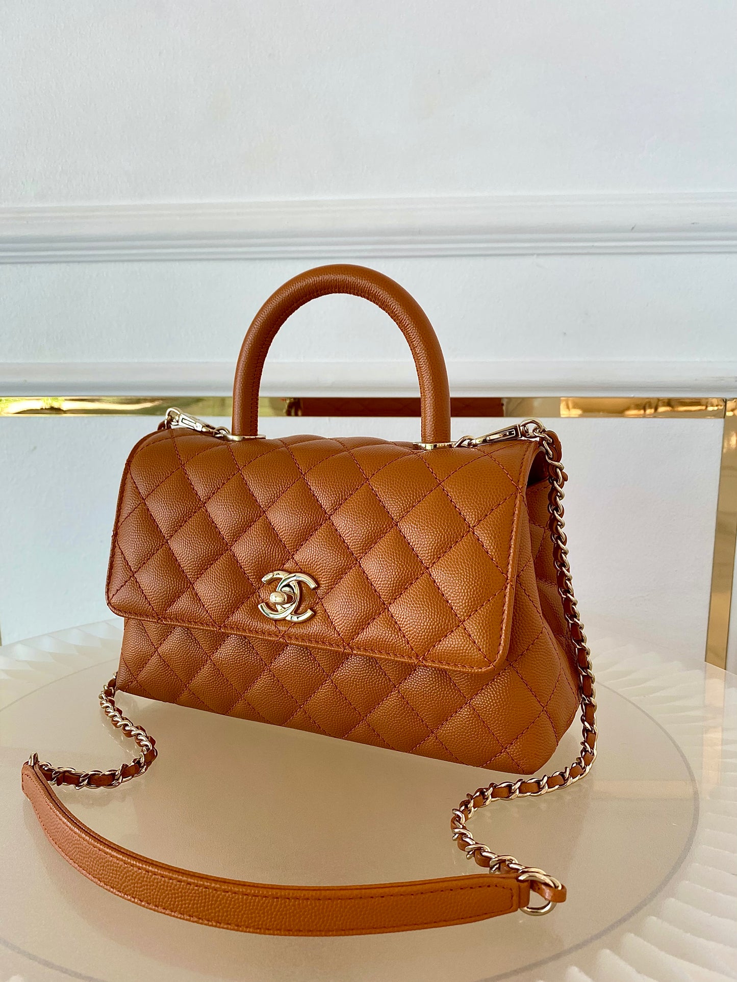 Chanel Coco Caviar Caramel LGHW