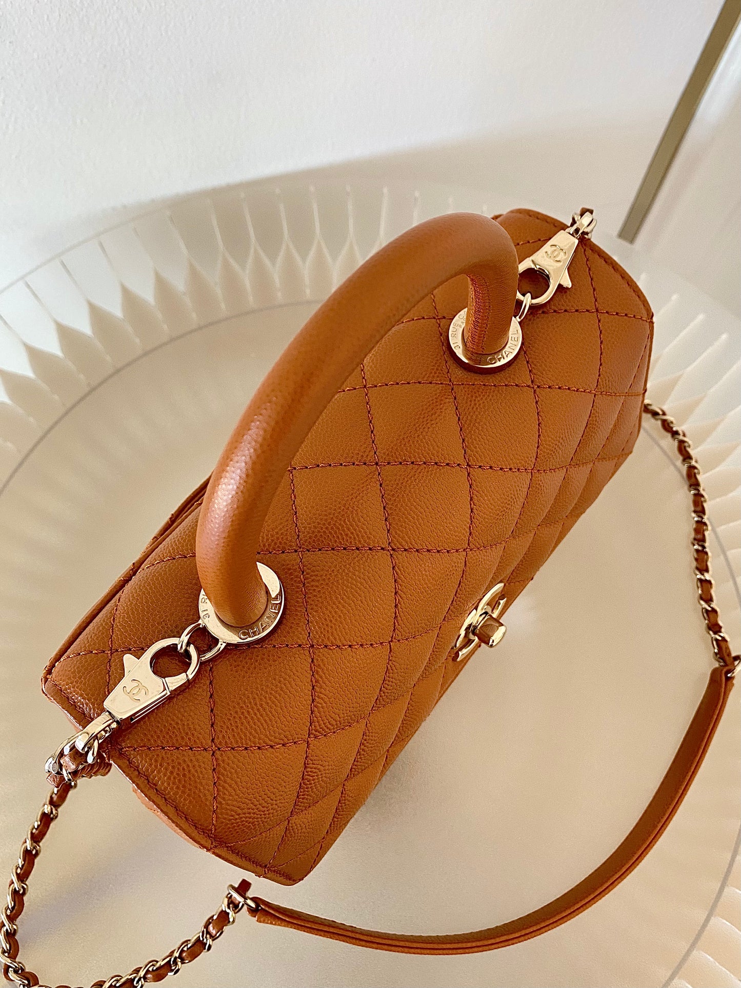 Chanel Coco Caviar Caramel LGHW