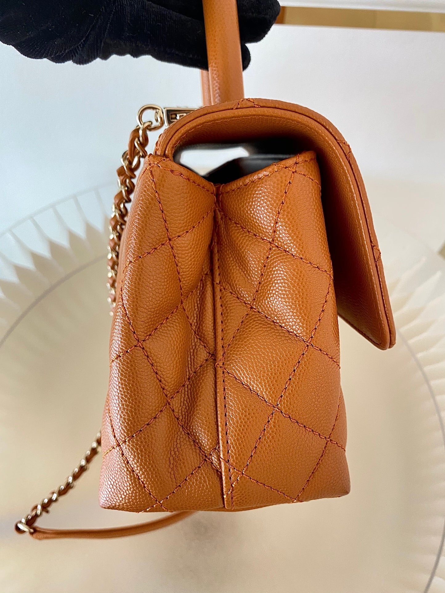 Chanel Coco Caviar Caramel LGHW