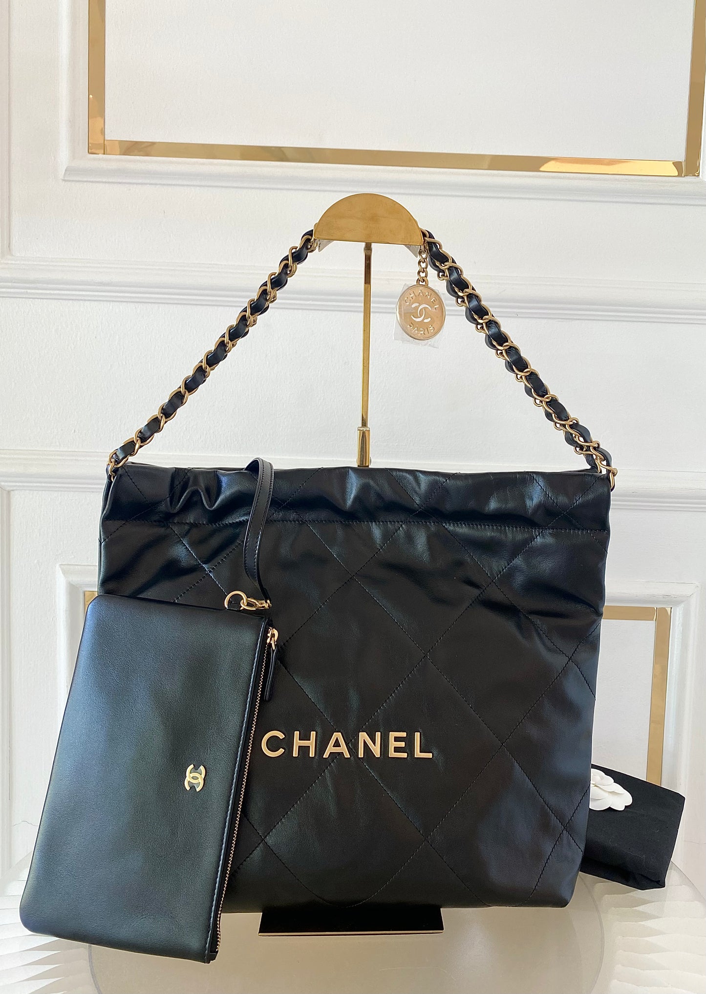 CHANEL C22 Small GHW