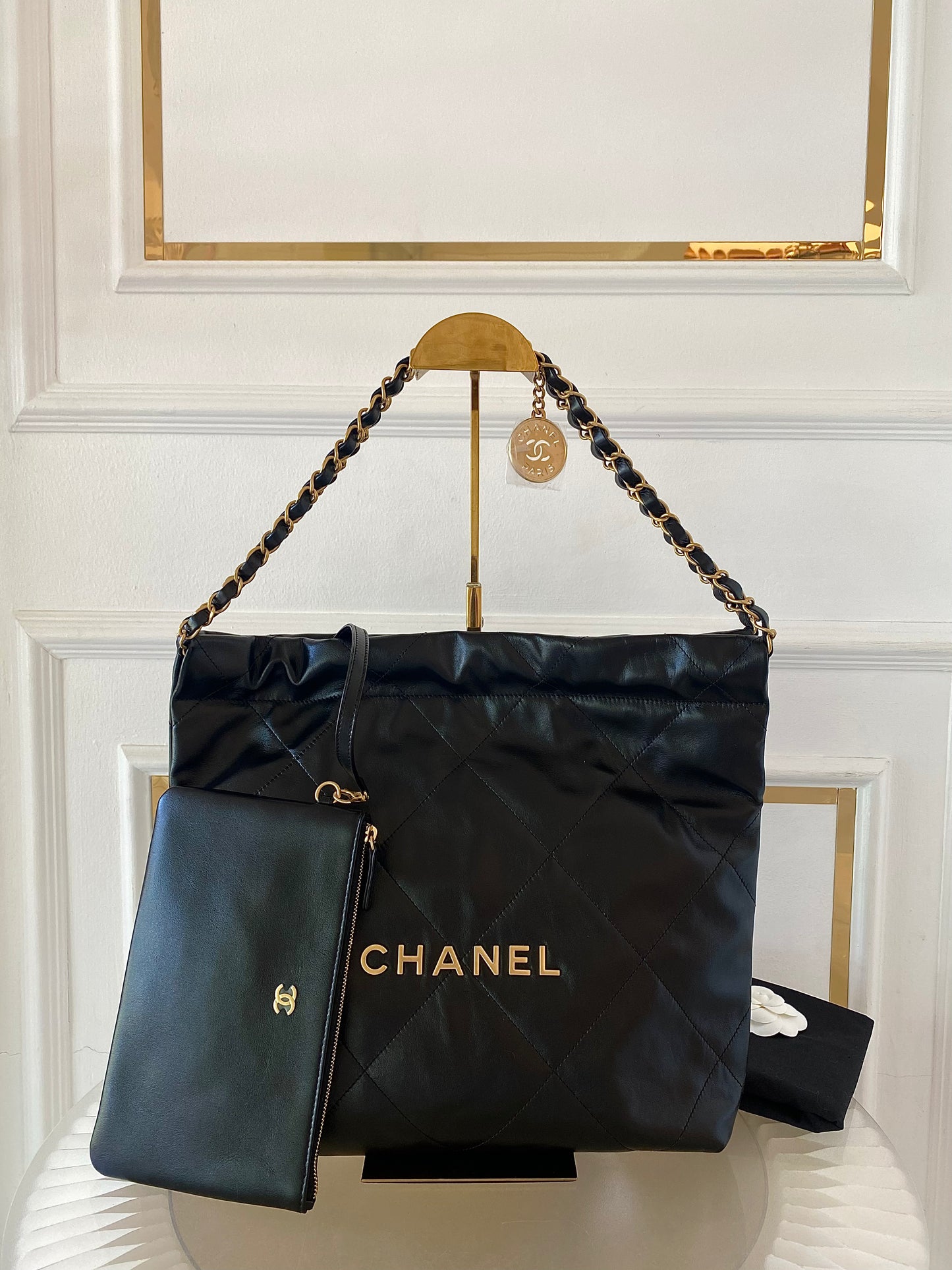 CHANEL C22 Small GHW