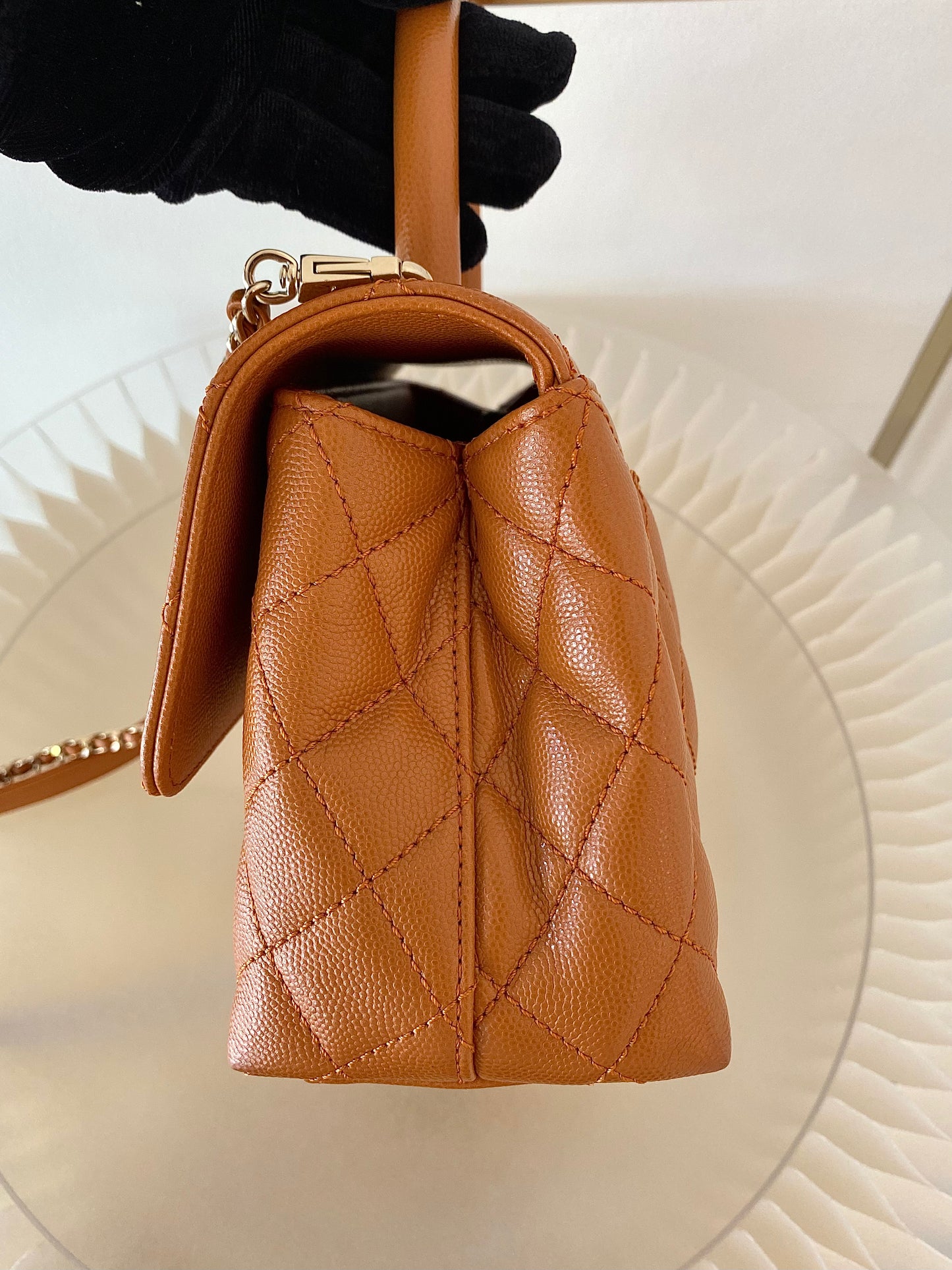Chanel Coco Caviar Caramel LGHW