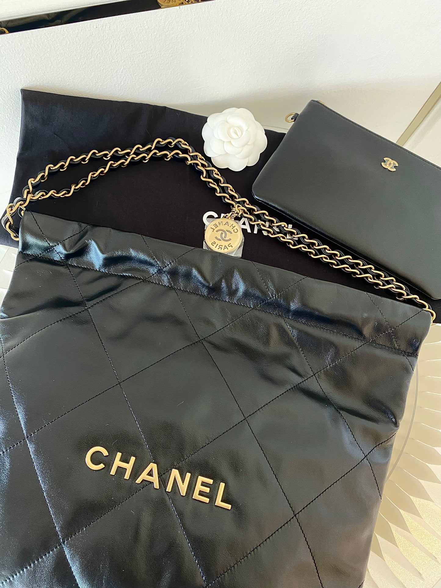 CHANEL C22 Small GHW