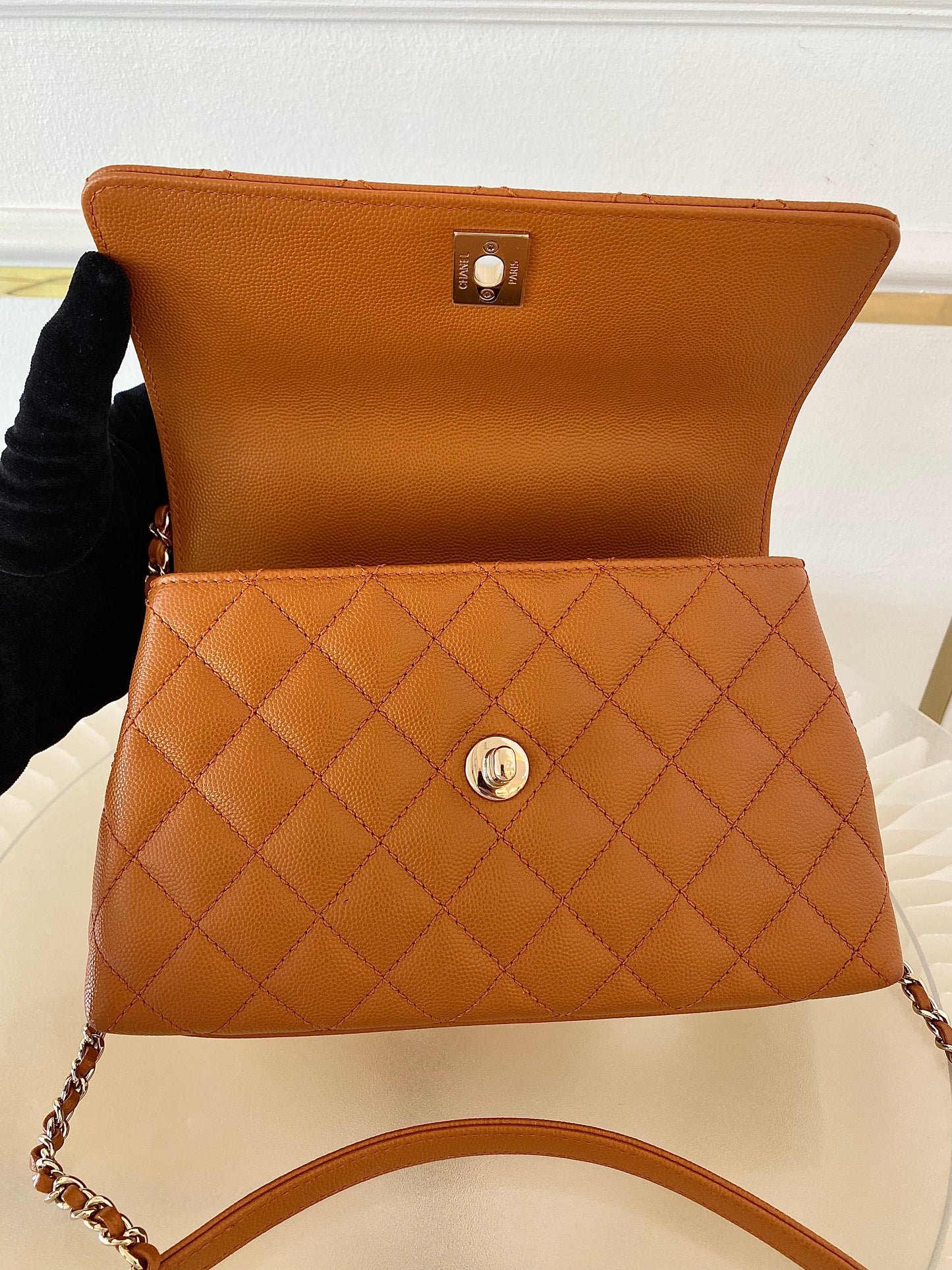 Chanel Coco Caviar Caramel LGHW