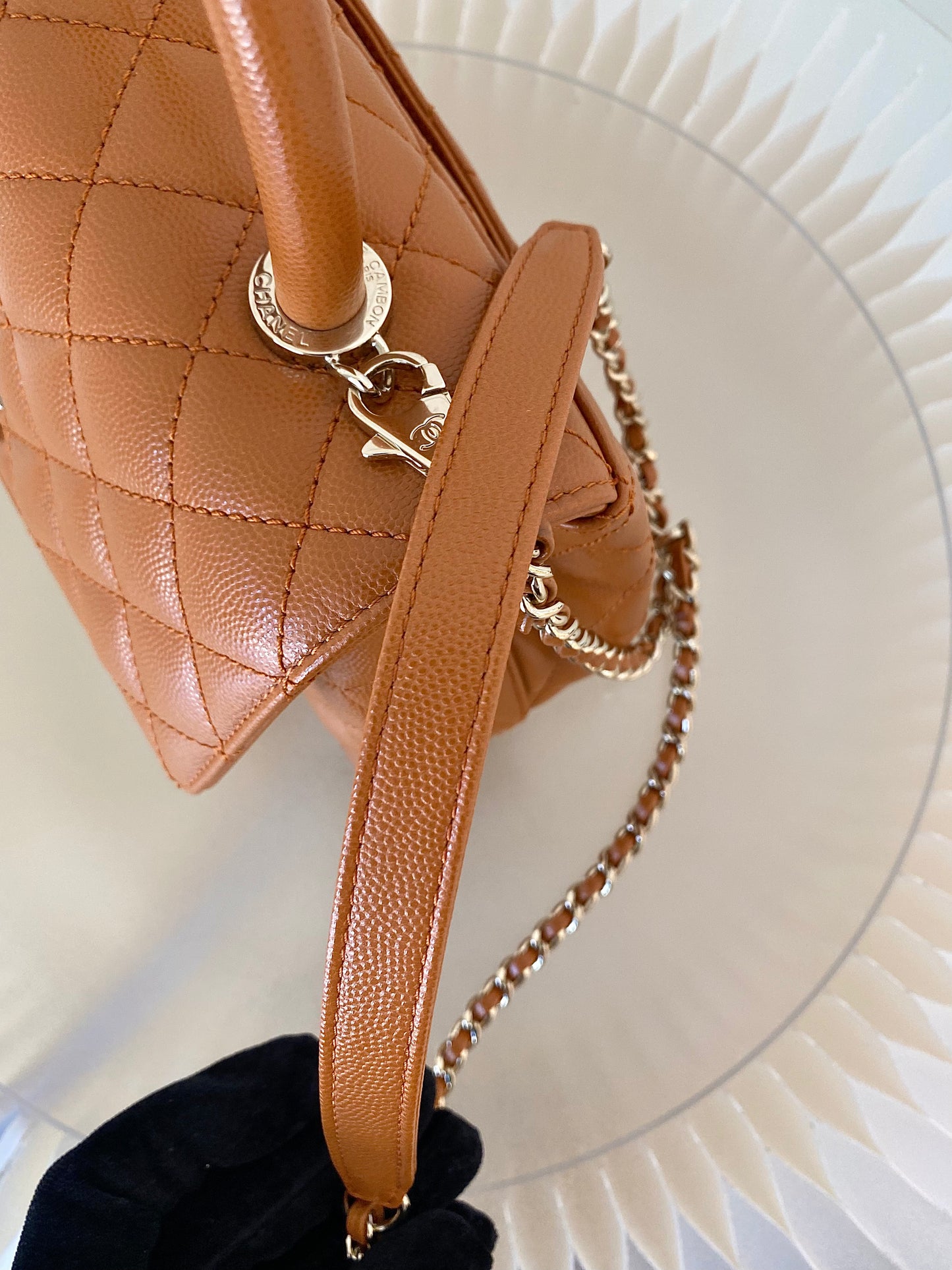 Chanel Coco Caviar Caramel LGHW