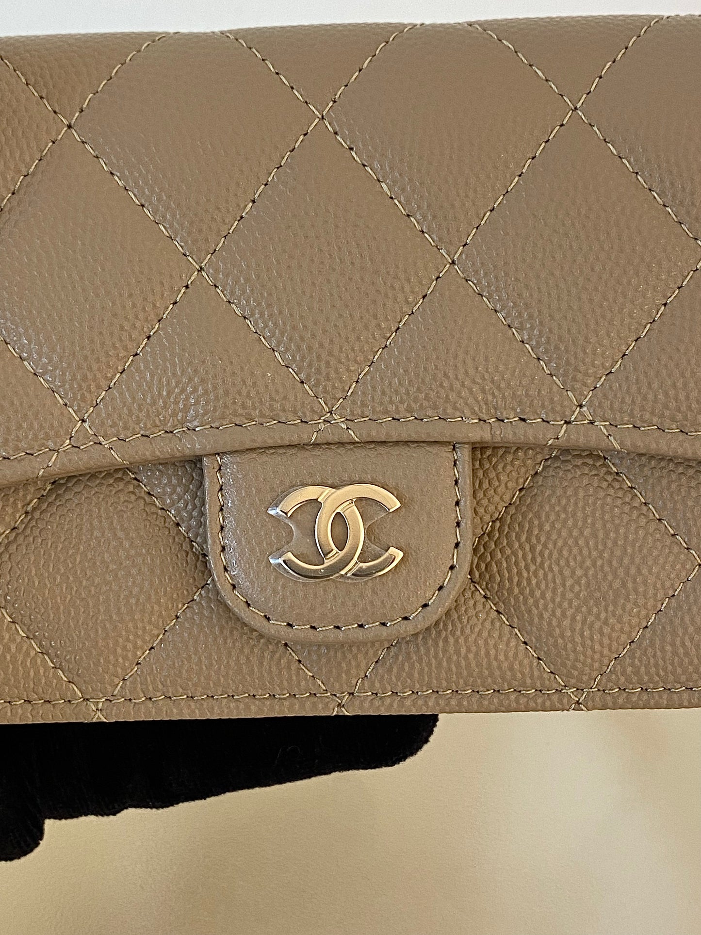 Chanel Mini Woc GHW NUDE