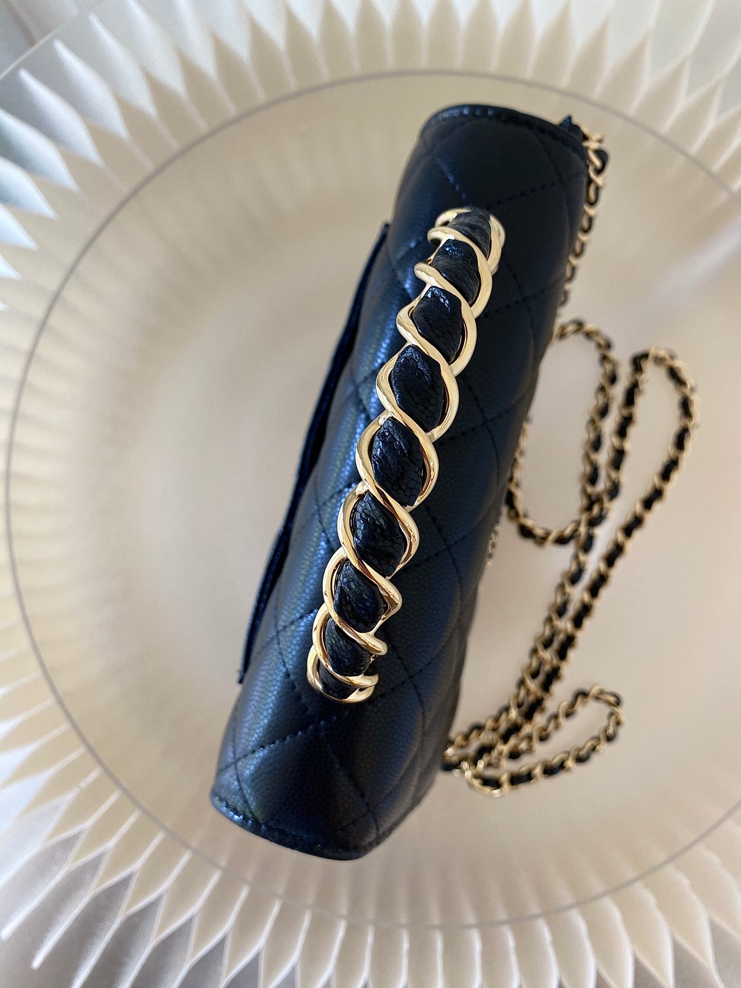 CHANEL WOC Top Handle Caviar GHW
