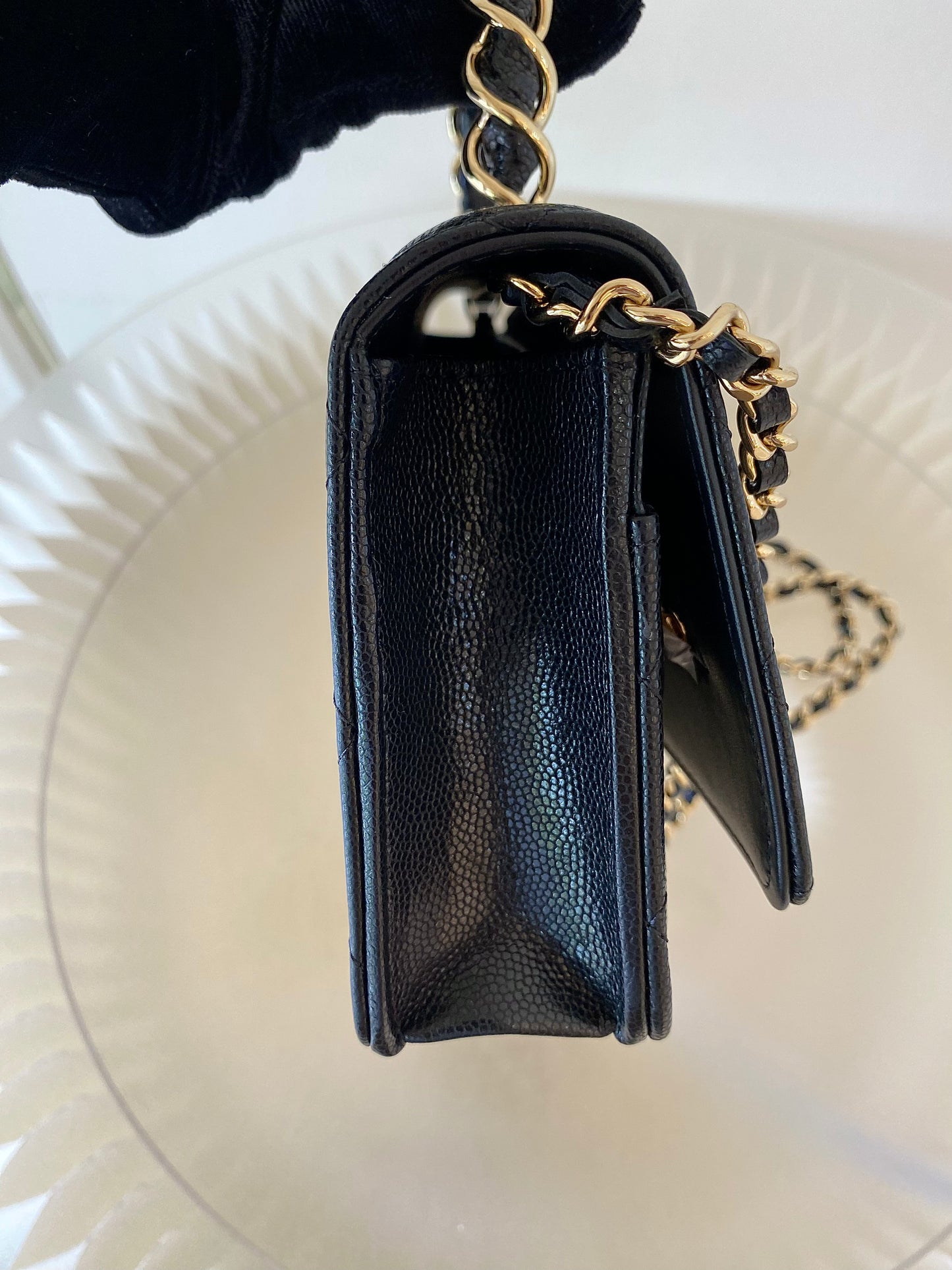 CHANEL WOC Top Handle Caviar GHW