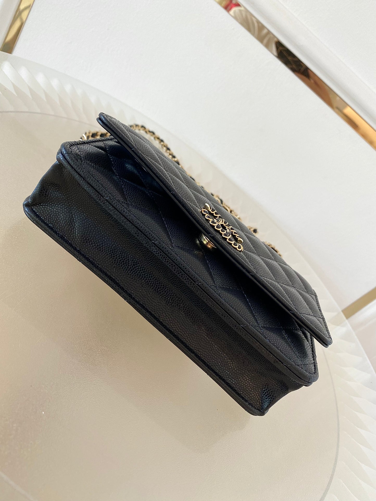 CHANEL WOC Top Handle Caviar GHW