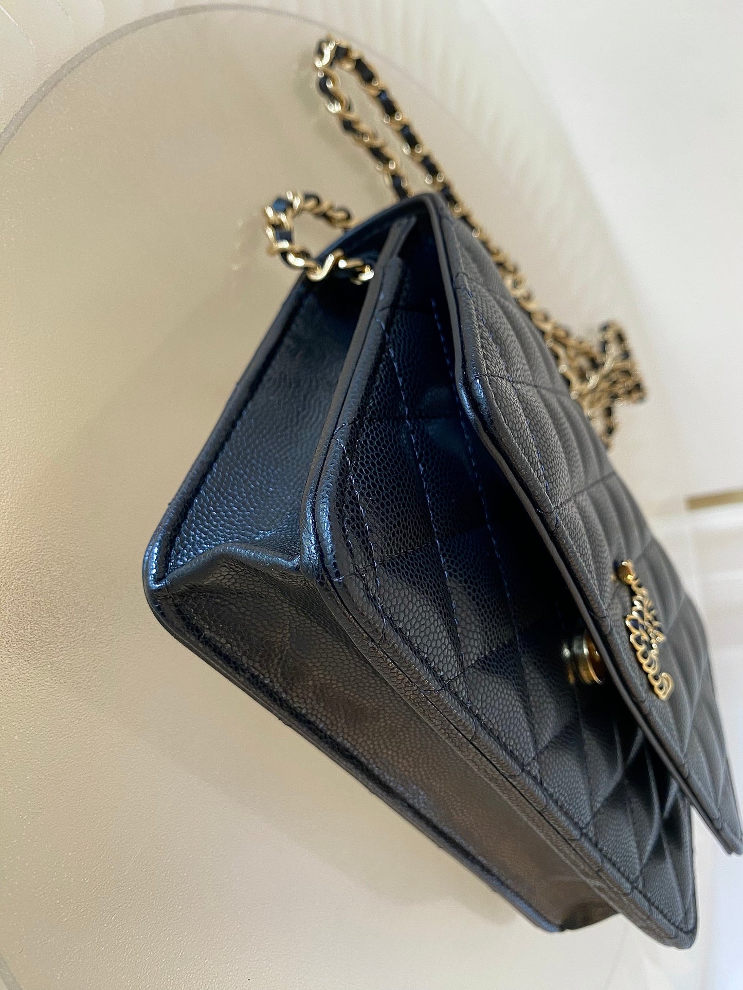 CHANEL WOC Top Handle Caviar GHW