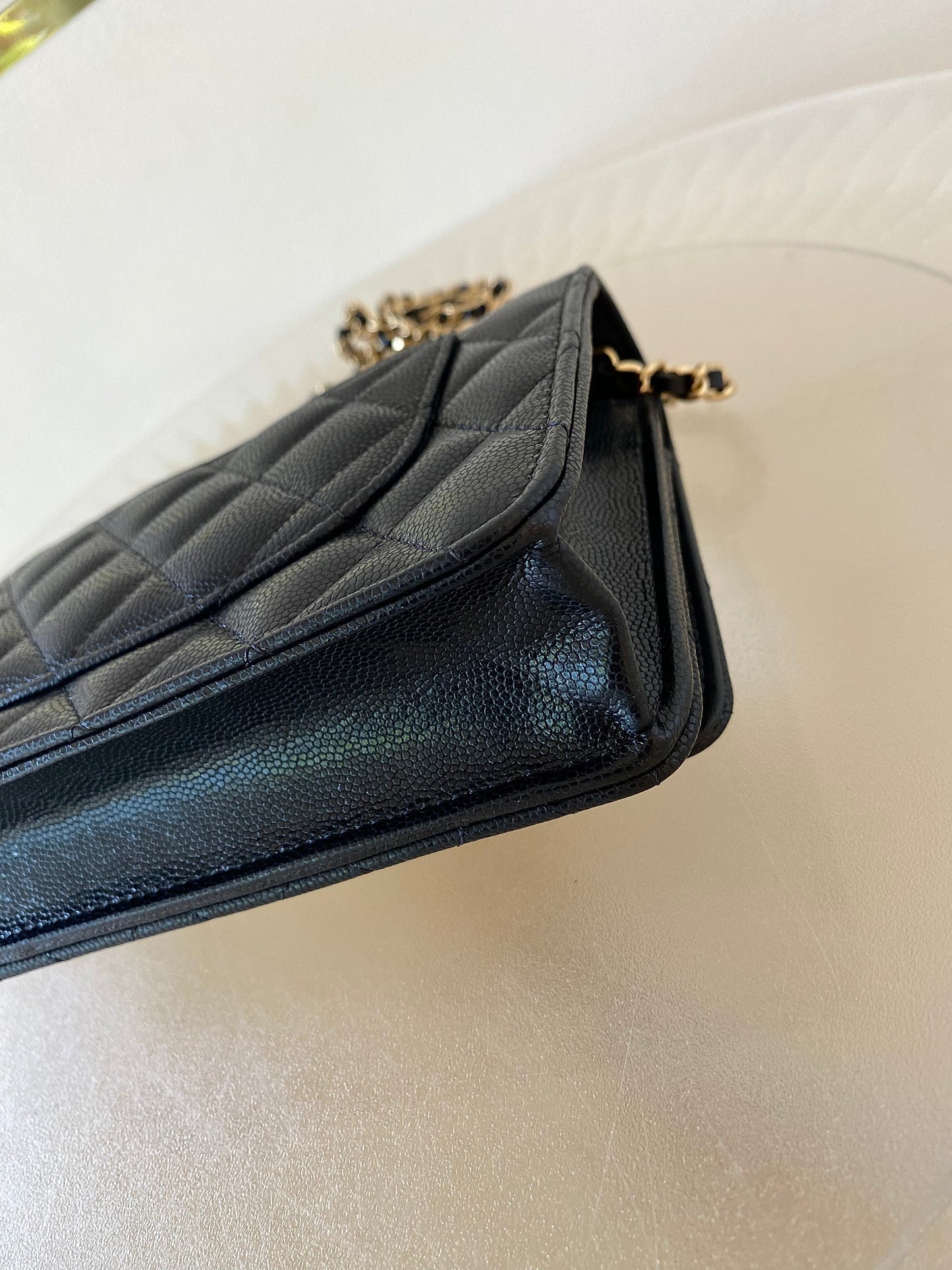 CHANEL WOC Top Handle Caviar GHW